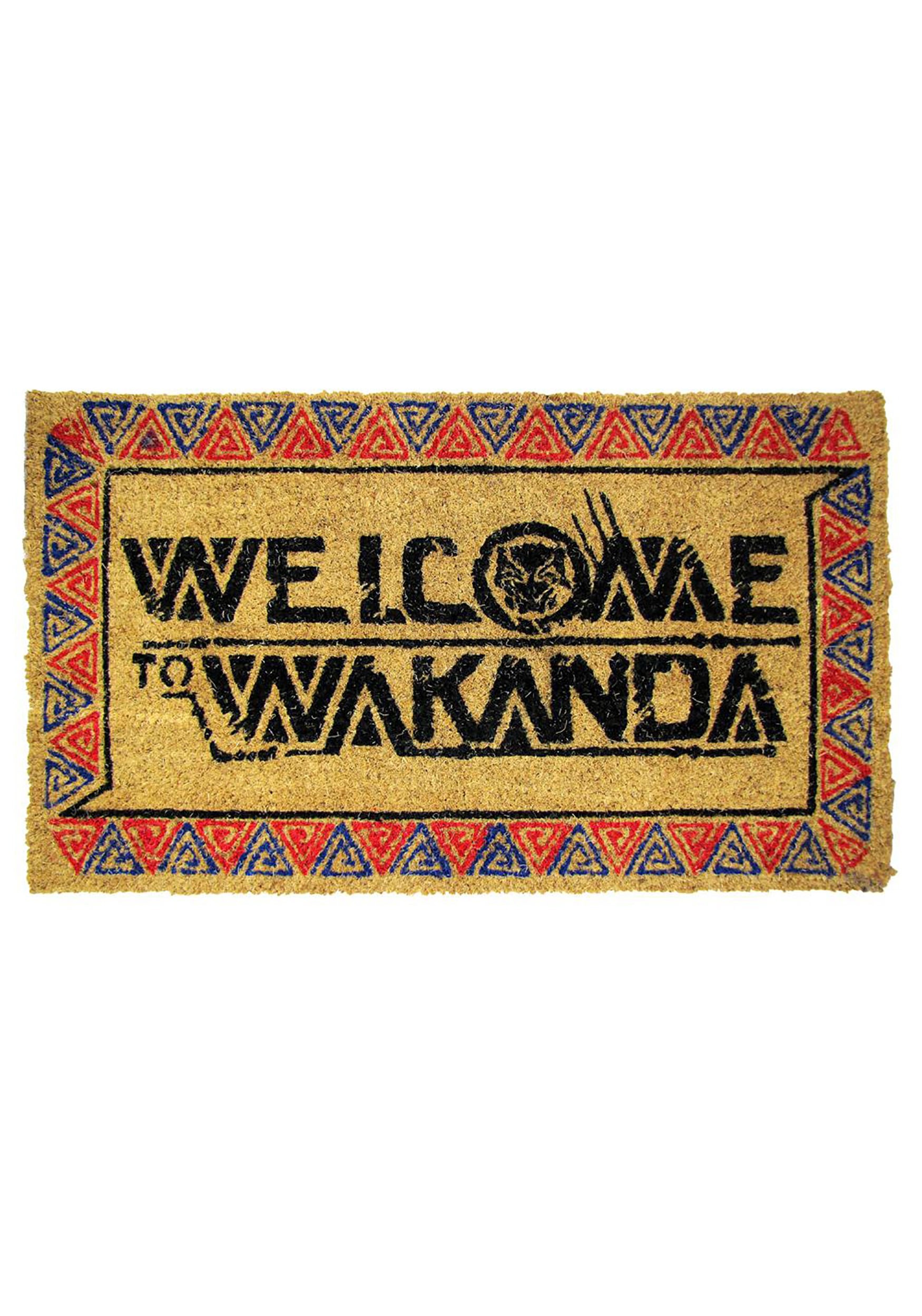 Welcome to Wakanda Black Panther Doormat