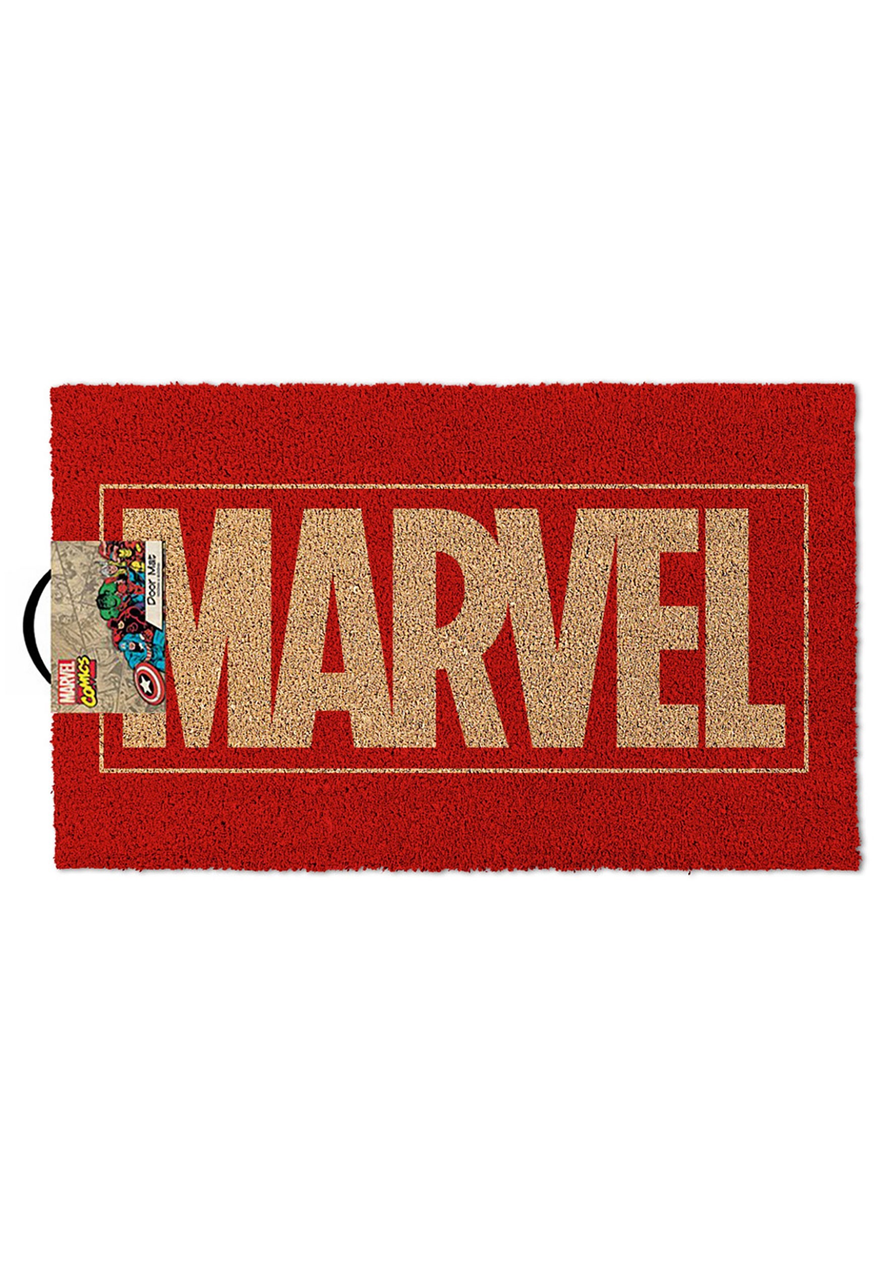 Marvel Logo Doormat Red