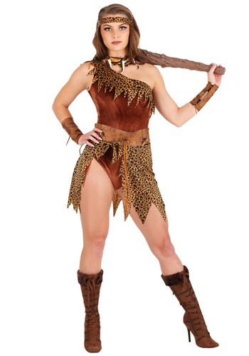Womens Fierce Cavewoman Costume