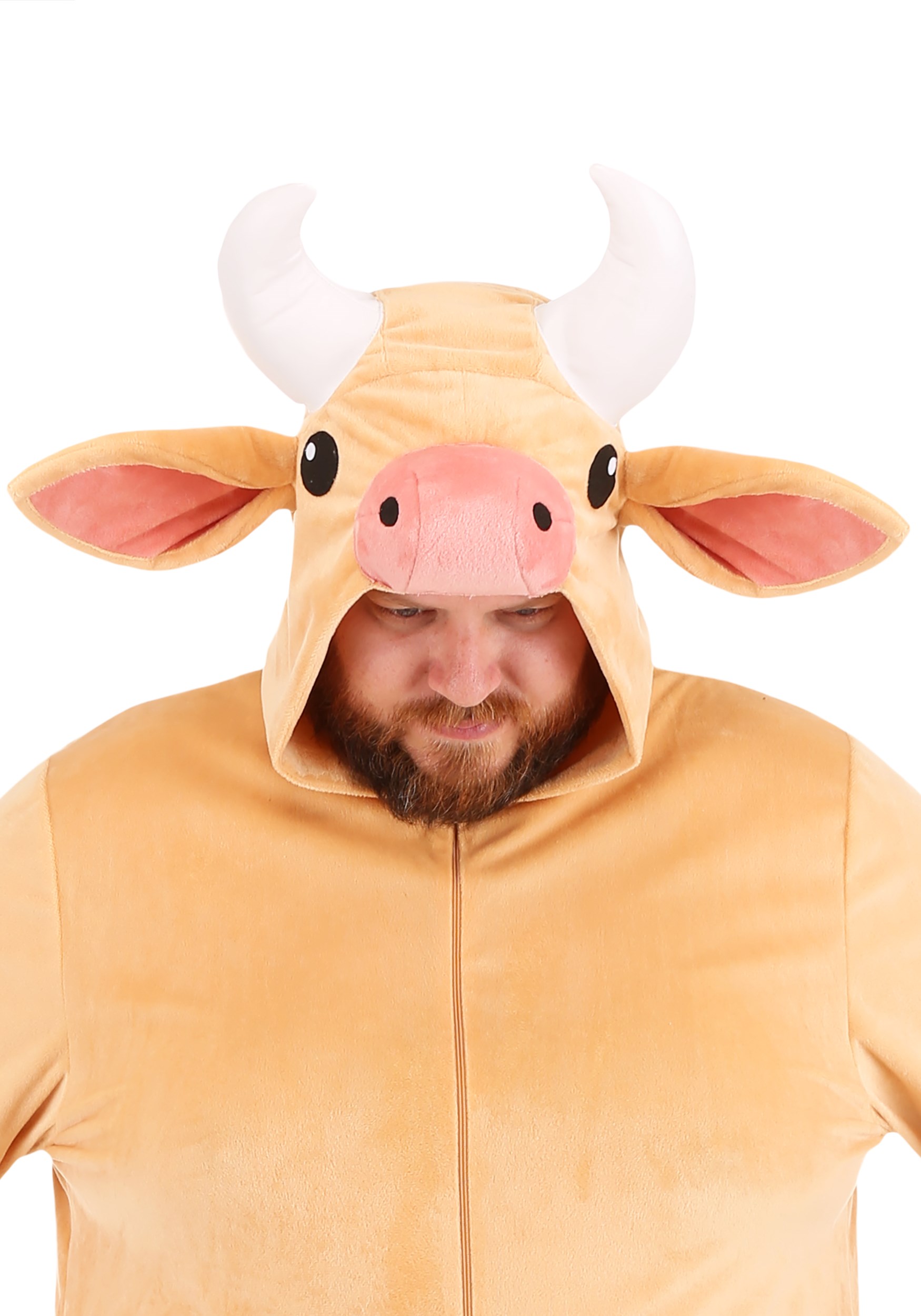 Plus Size Adult Brown Cow Costume