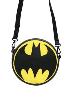 Loungefly Batman Logo Chenille Crossbody Bag