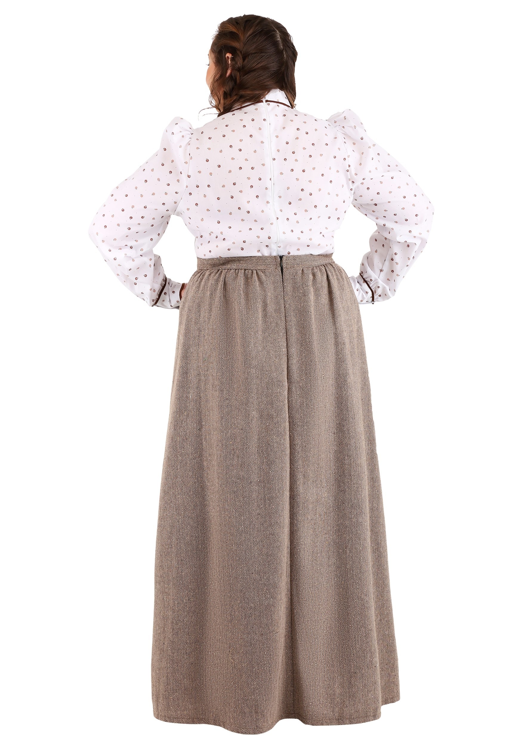  Pioneer Woman Costume Prairie Pioneer Dress Plus Size 1X :  Clothing, Shoes & Jewelry