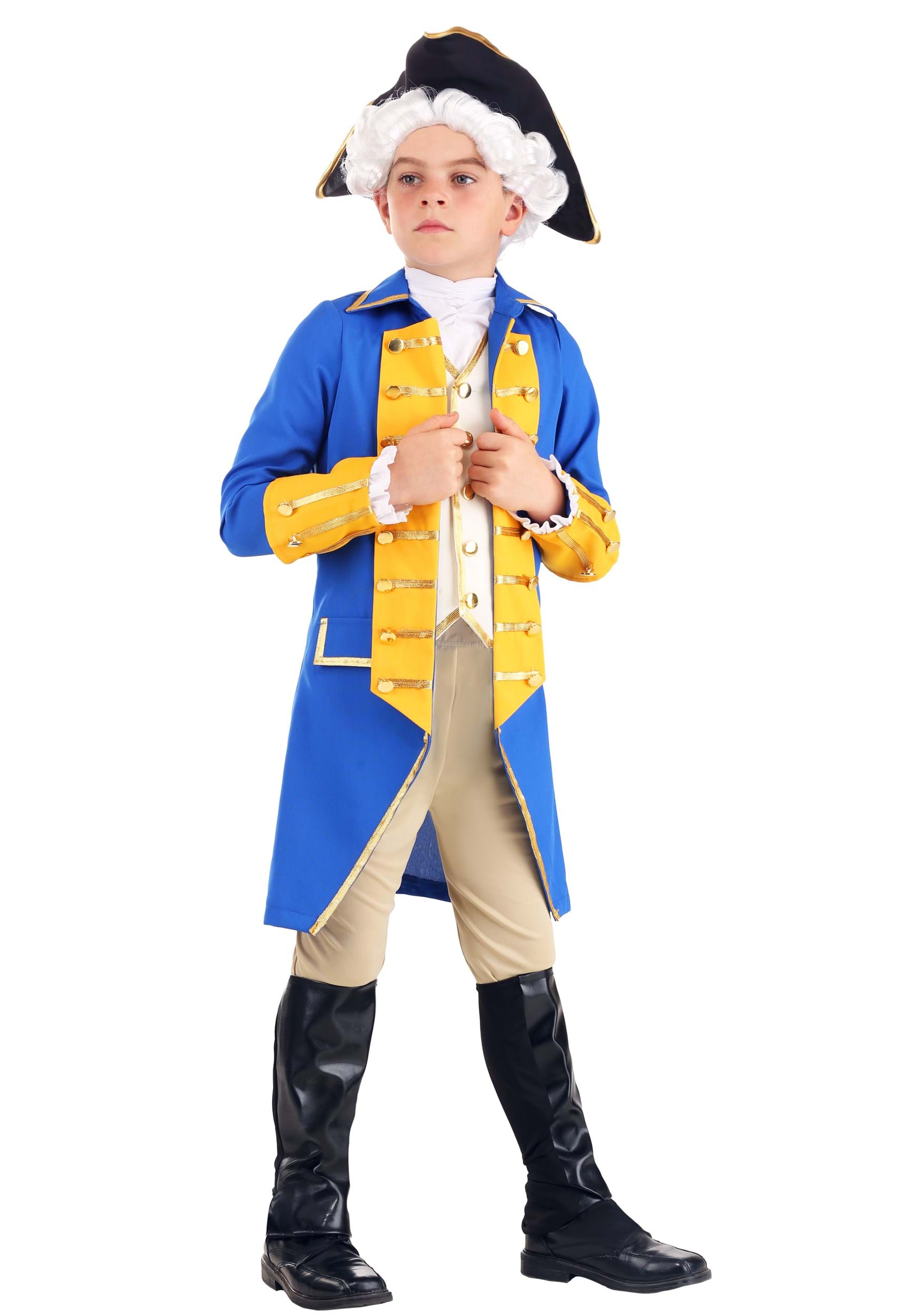 General Washington Costume For Kid's