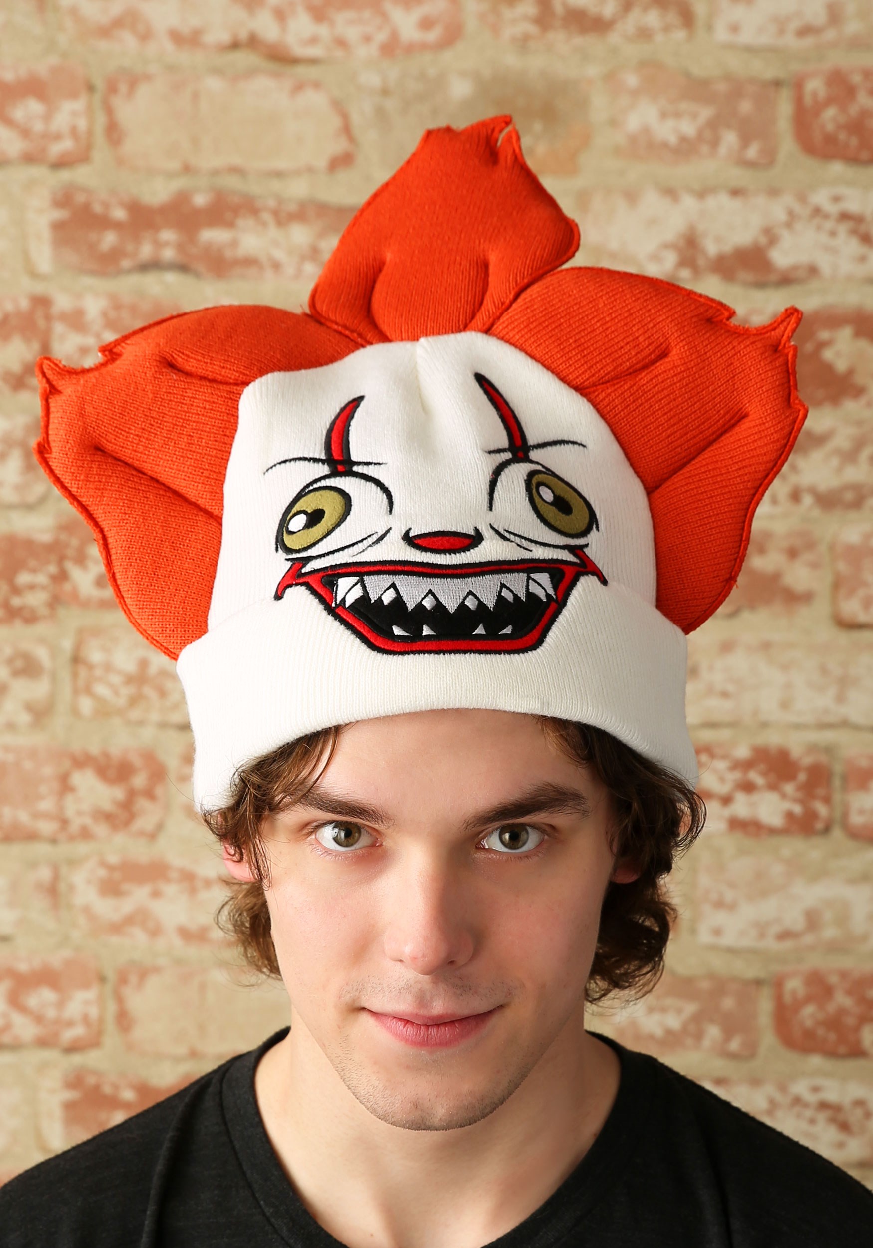 IT Pennywise Clown Big Face Beanie for Adults