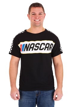 NASCAR Checkered Sleeve Mens T-Shirt