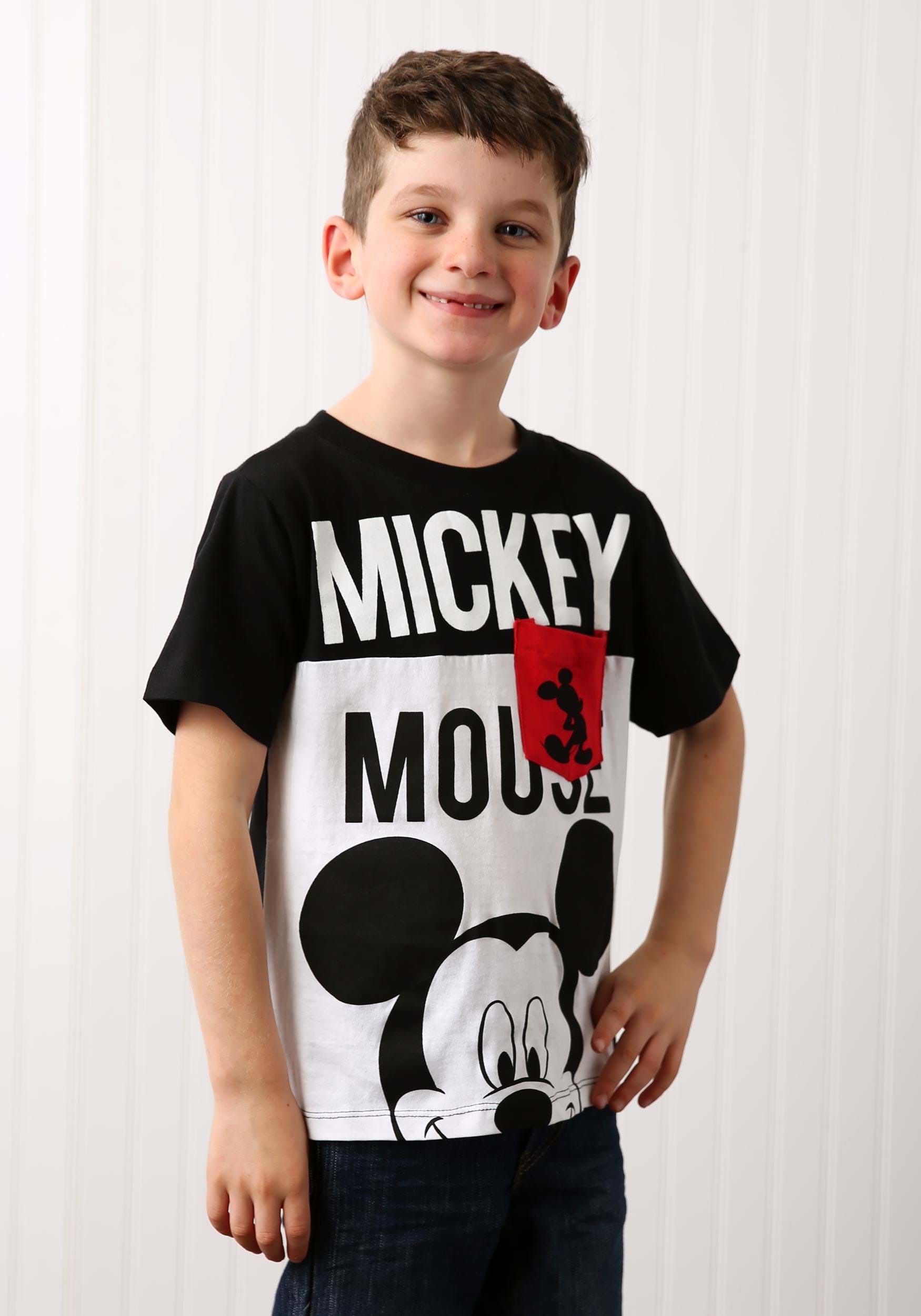 mickey mouse pocket t shirt