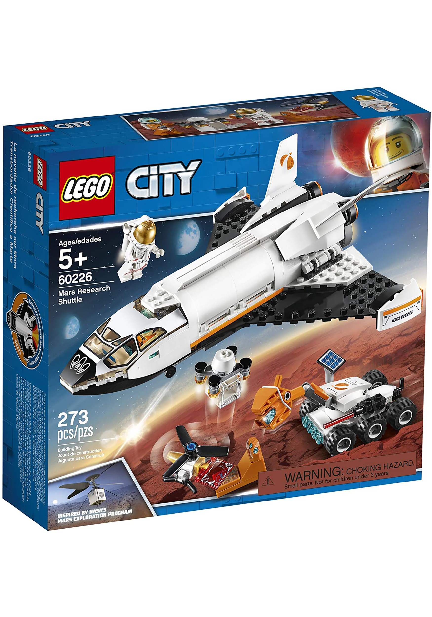 Compatible with Lego 60226 Building Blocks Model Not Include The Lego Set BRIKSMAX Led Lighting Kit for Mars Research Shuttle