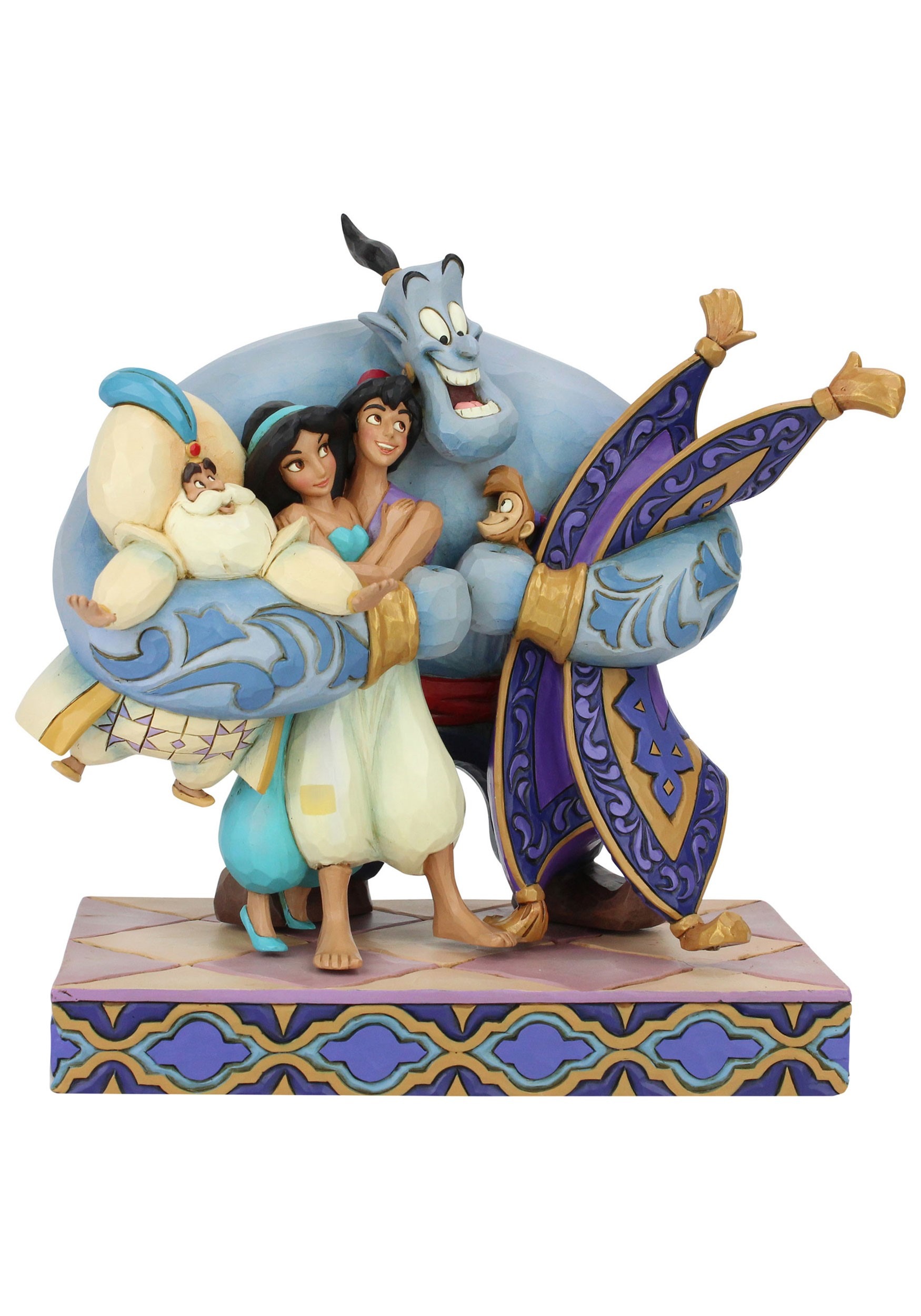 Aladdin Group Hug Statue by Jim Shore | Disney Collectibles