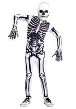 Kid's White Skeleton Costume Alt 7