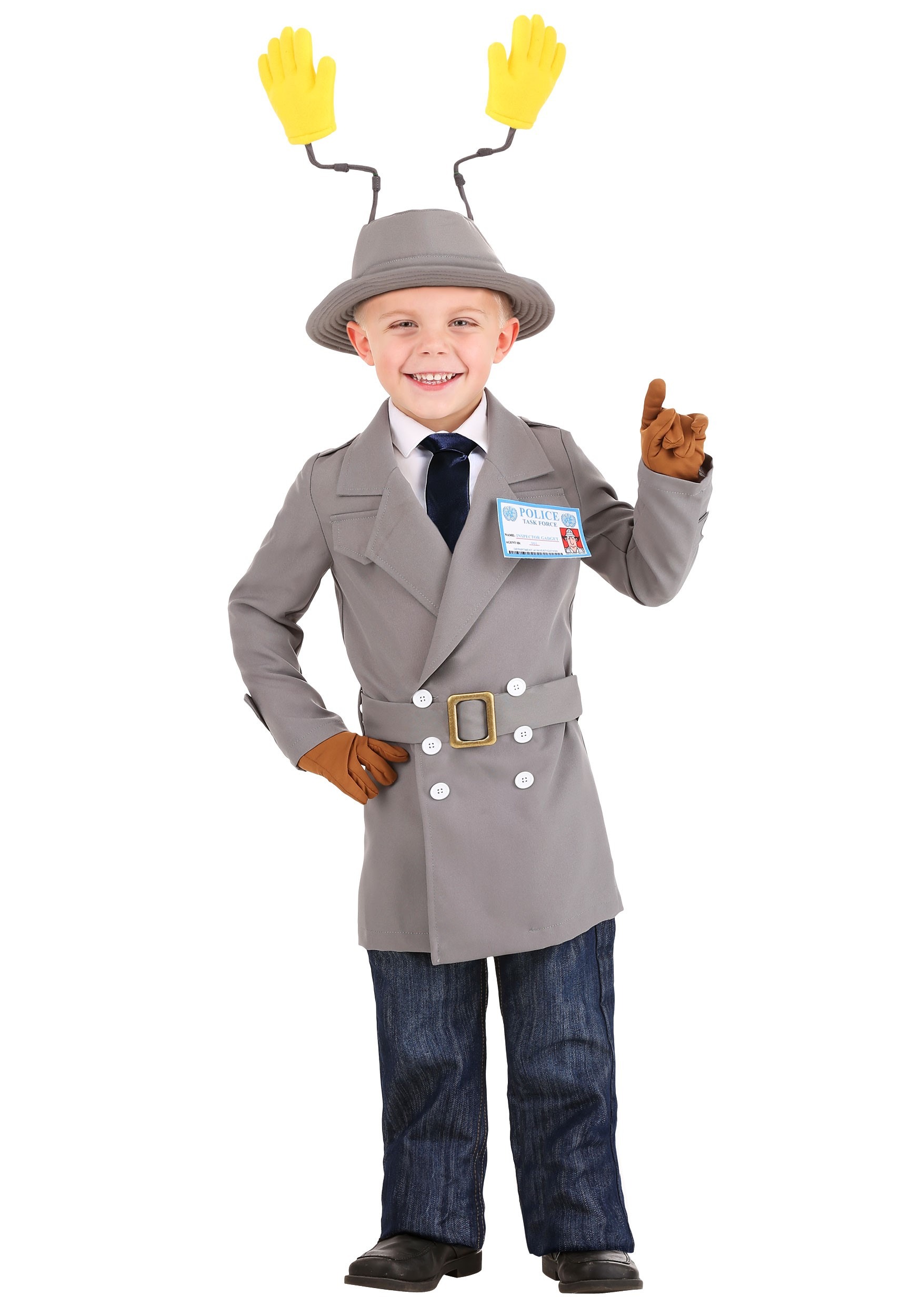 Photos - Fancy Dress Inspector FUN Costumes  Gadget Costume For Toddlers Gray FUN2180TD 
