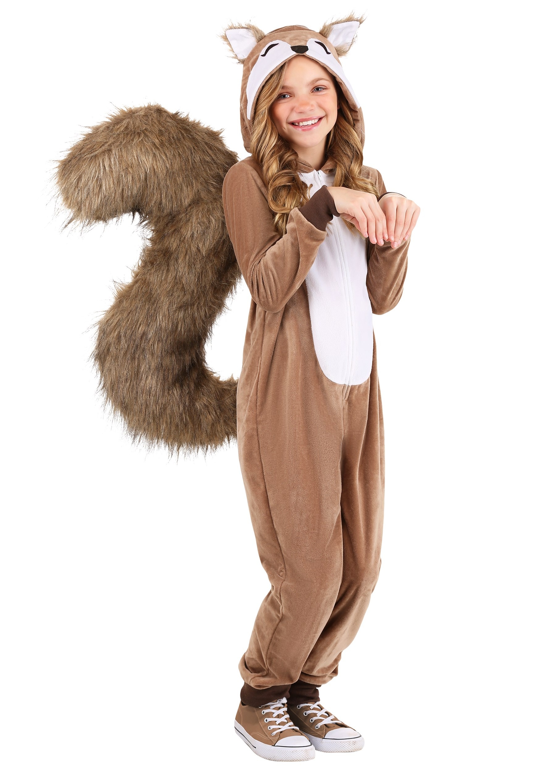 Photos - Fancy Dress FUN Costumes Scampering Squirrel Child Costume Brown/White FUN1352CH