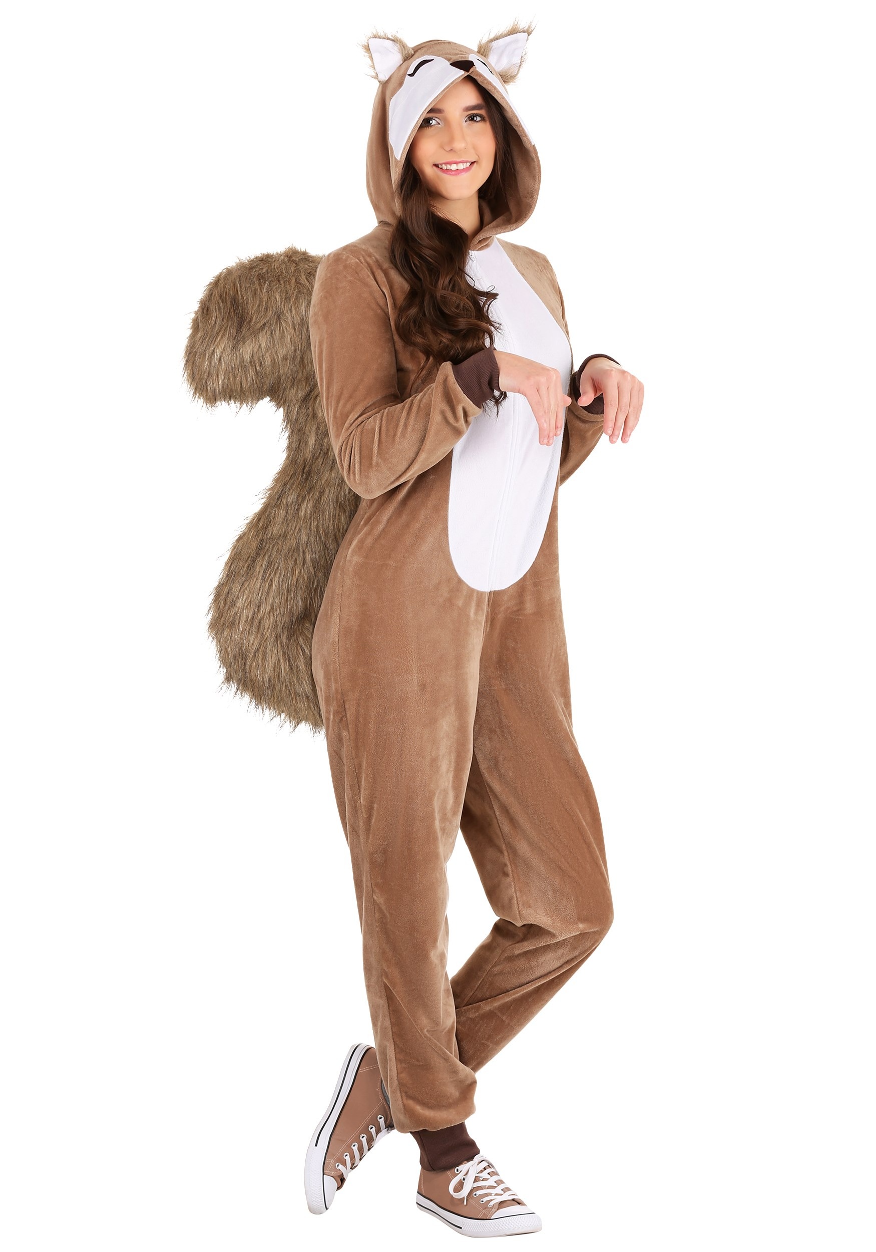 Photos - Fancy Dress FUN Costumes Scampering Women's Squirrel Costume Brown/White FUN1352AD