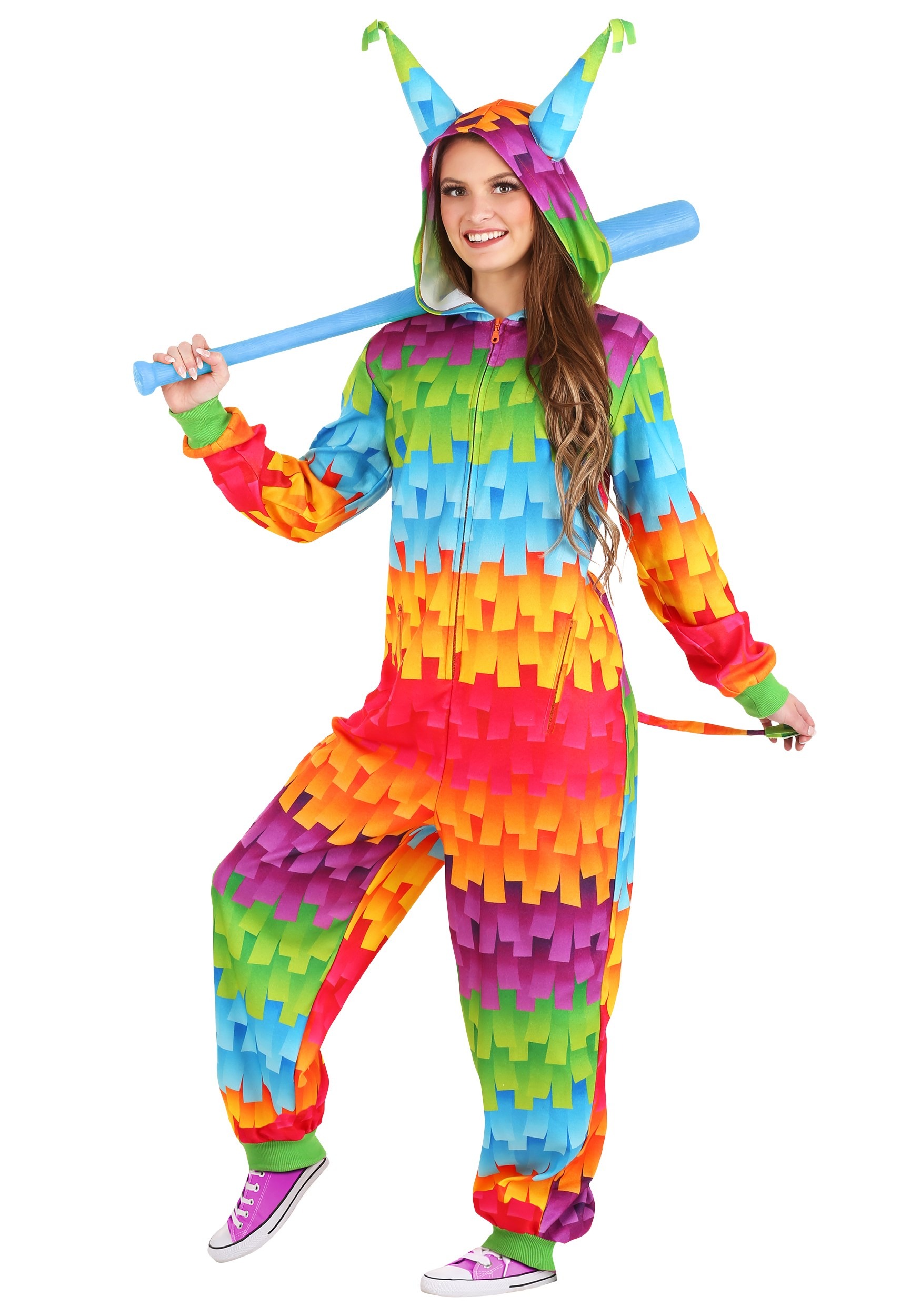 Adult Piñata Party Costume Onesie , Holiday Costumes
