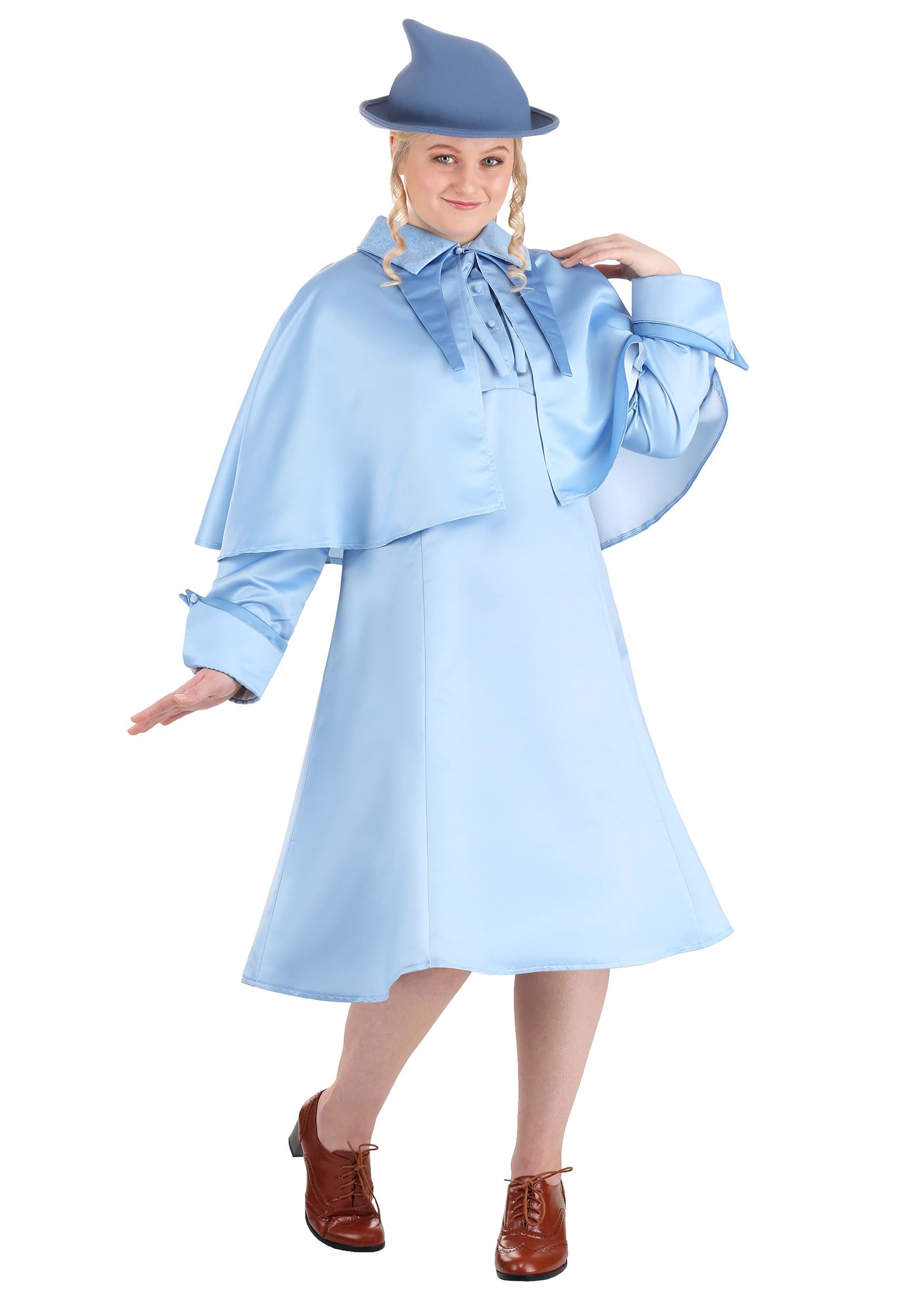 Photos - Fancy Dress FLEUR FUN Costumes Plus Size  Delacour Women's Costume Blue FUN1463PL 