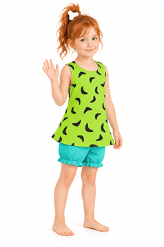 Girl's Classic Flintstones Pebbles Costume upd