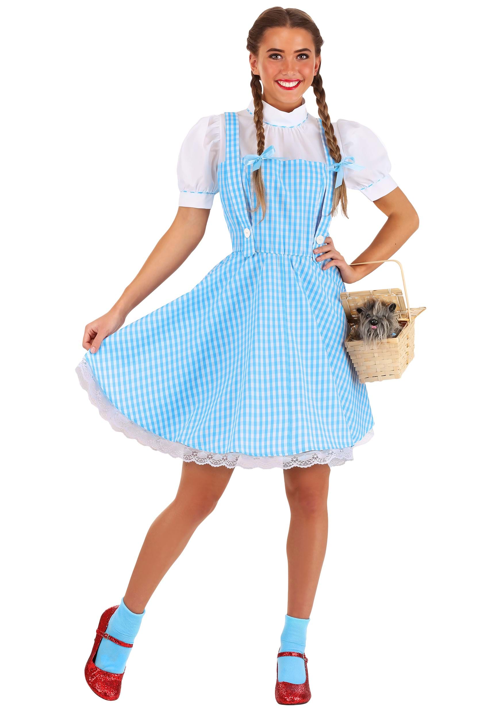Wizard of Oz Dorothy Dress Costume Cosplay Once Upon a Time for Teens Adult...