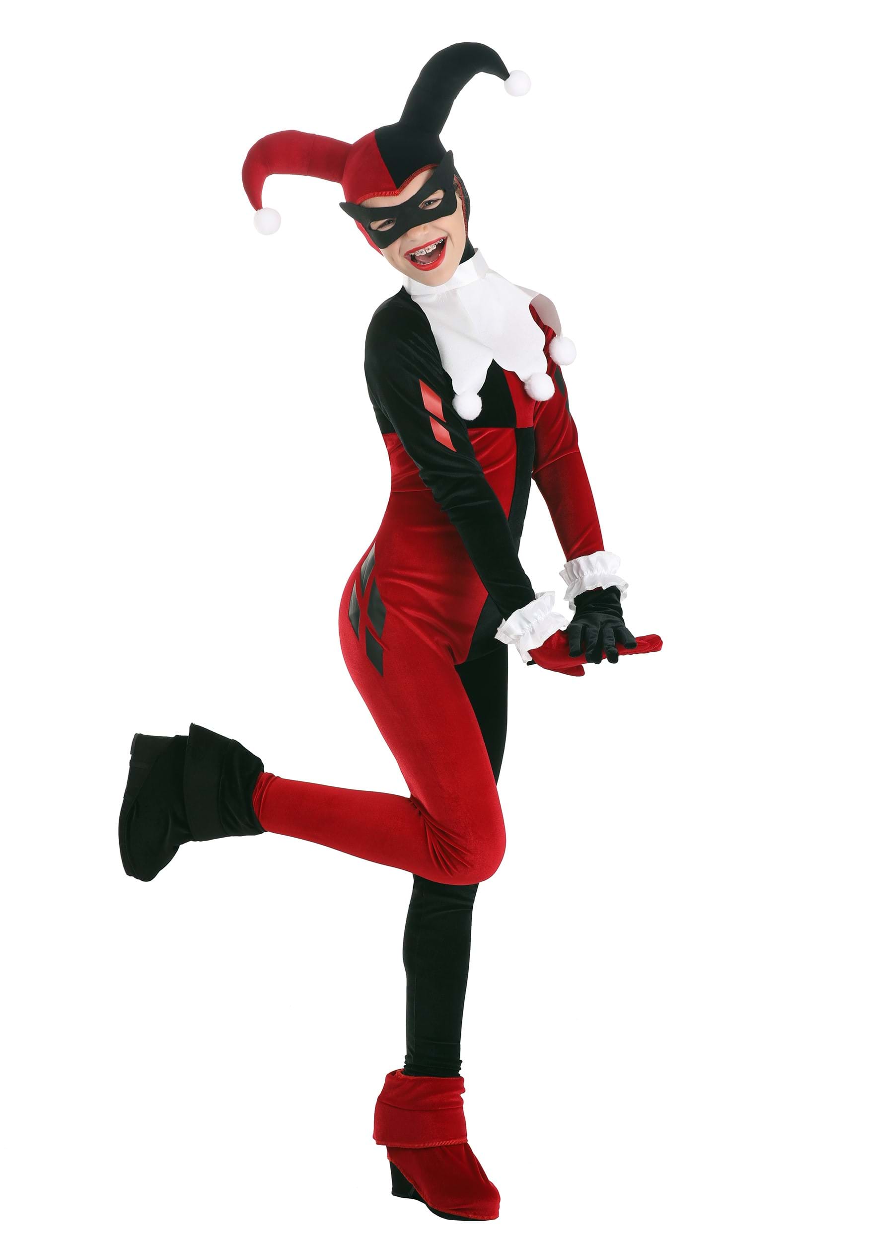 Deluxe Kid's Harley Quinn Costume