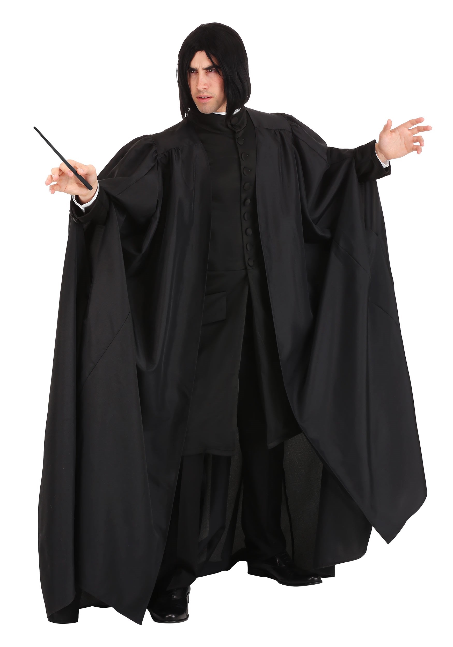 Photos - Fancy Dress Deluxe Jerry Leigh  Harry Potter Snape Costume for Men Black FUN1448AD 