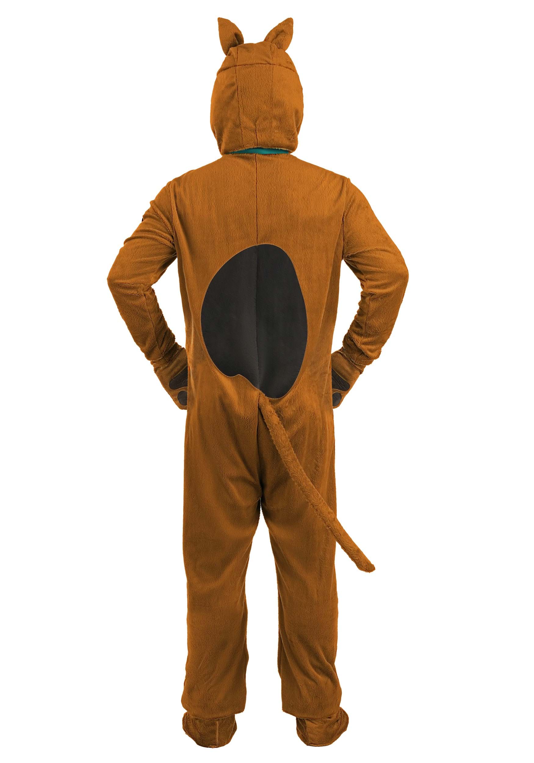 Scooby Doo Adult Pajama Jumpsuit with Hood Costume Small 