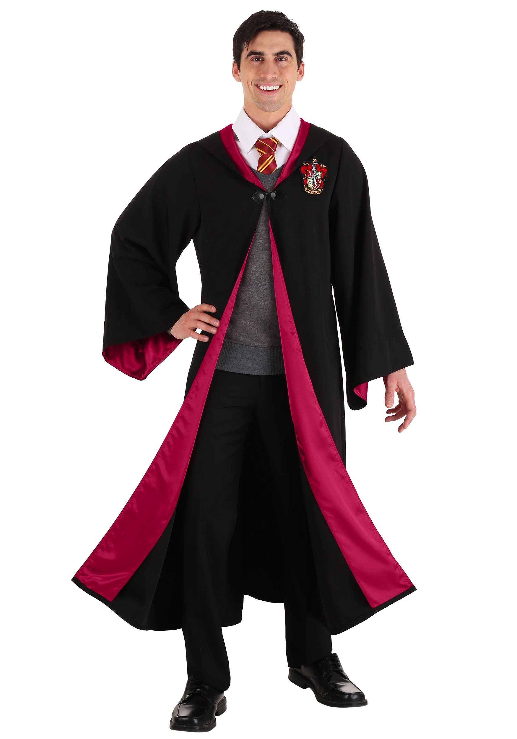 Photos - Fancy Dress Deluxe Jerry Leigh  Harry Potter Adult Costume Black/Red FUN1444AD 