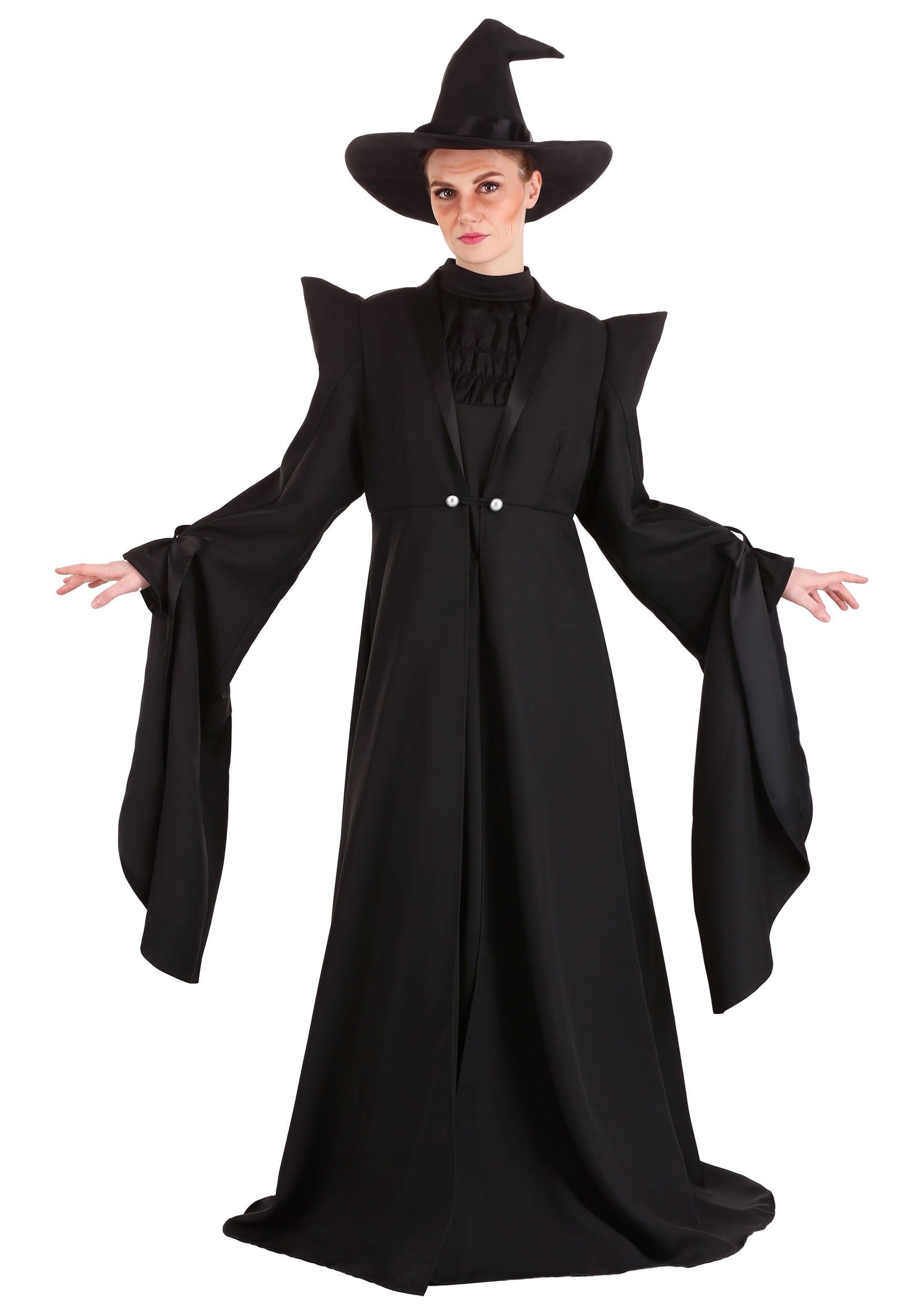 Photos - Fancy Dress Deluxe Jerry Leigh  Plus Size Harry Potter McGonagall Costume Black FUN1442 
