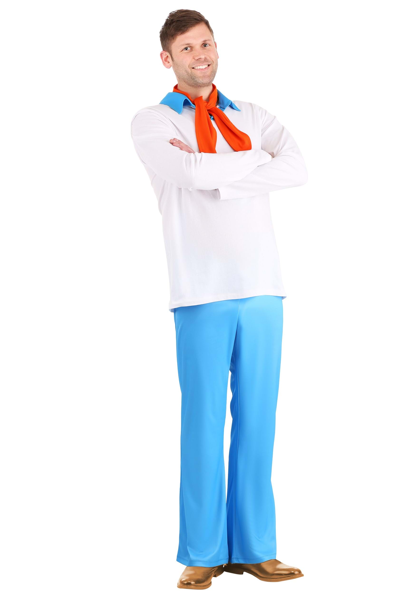 Classic Scooby Doo Fred Mens Costume