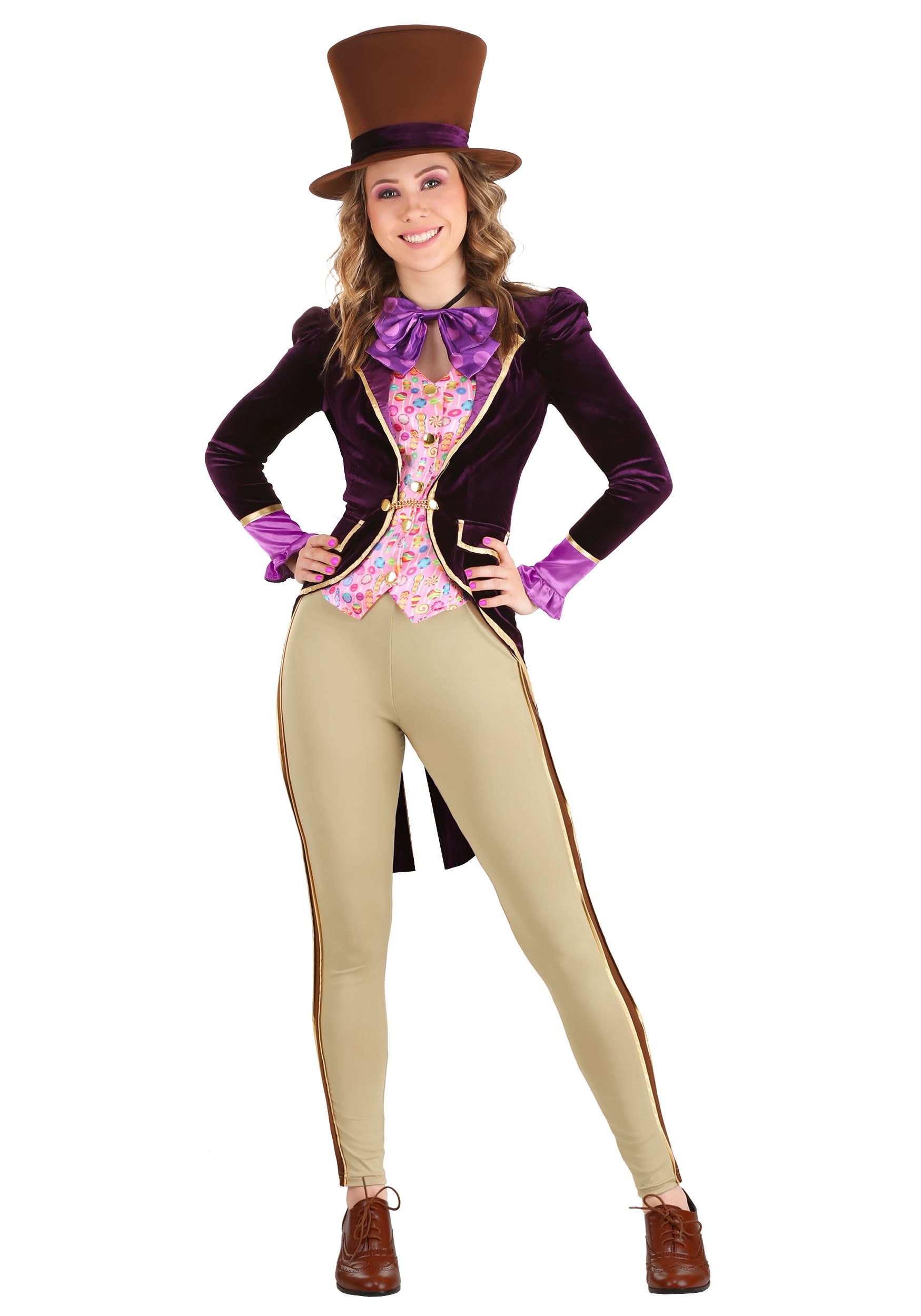 Photos - Fancy Dress Candy FUN Costumes  Inventor Costume for Women Pink/Purple/Beige FU 