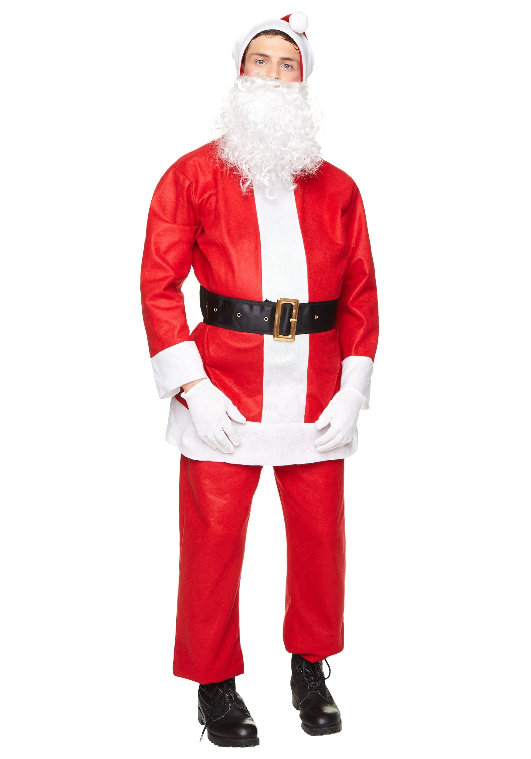 Basic Santa Mens Suit Costume