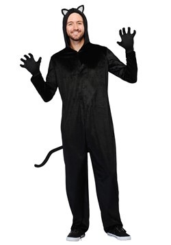 Plus Size Womens Black Cat Costume Alt 1