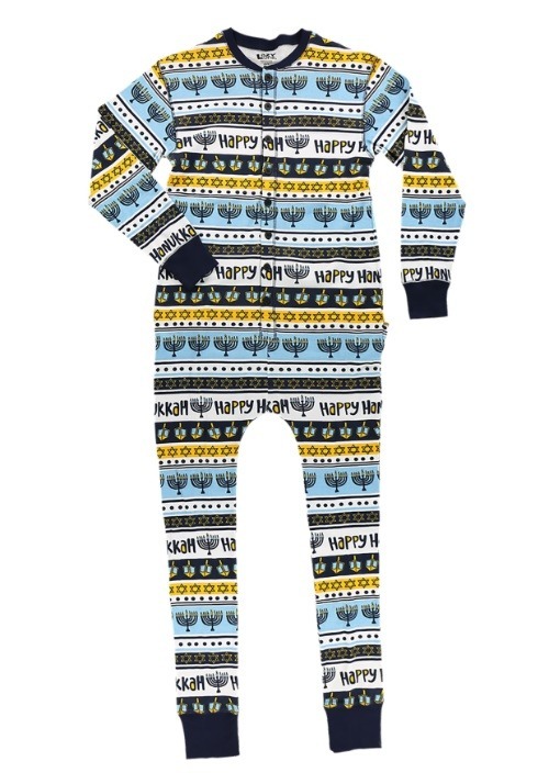 Kids Happy Hanukkah Flapjack Pajamas