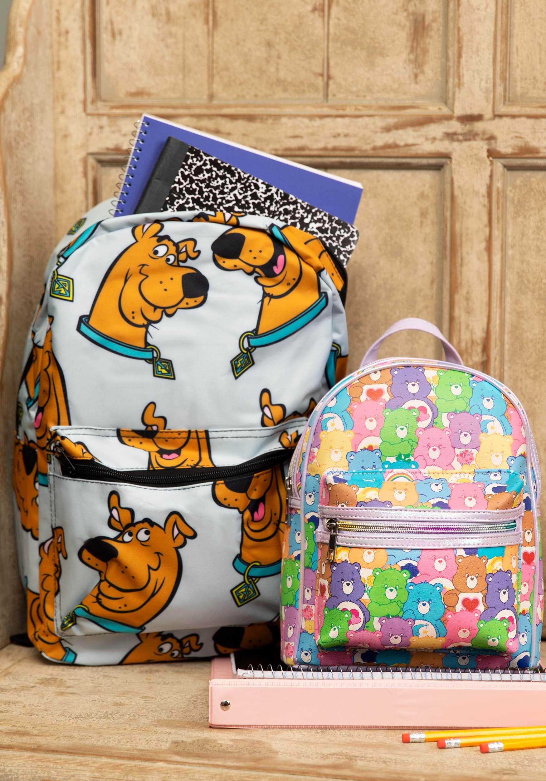 Classic Care Bears All Over Print Mini Backpack