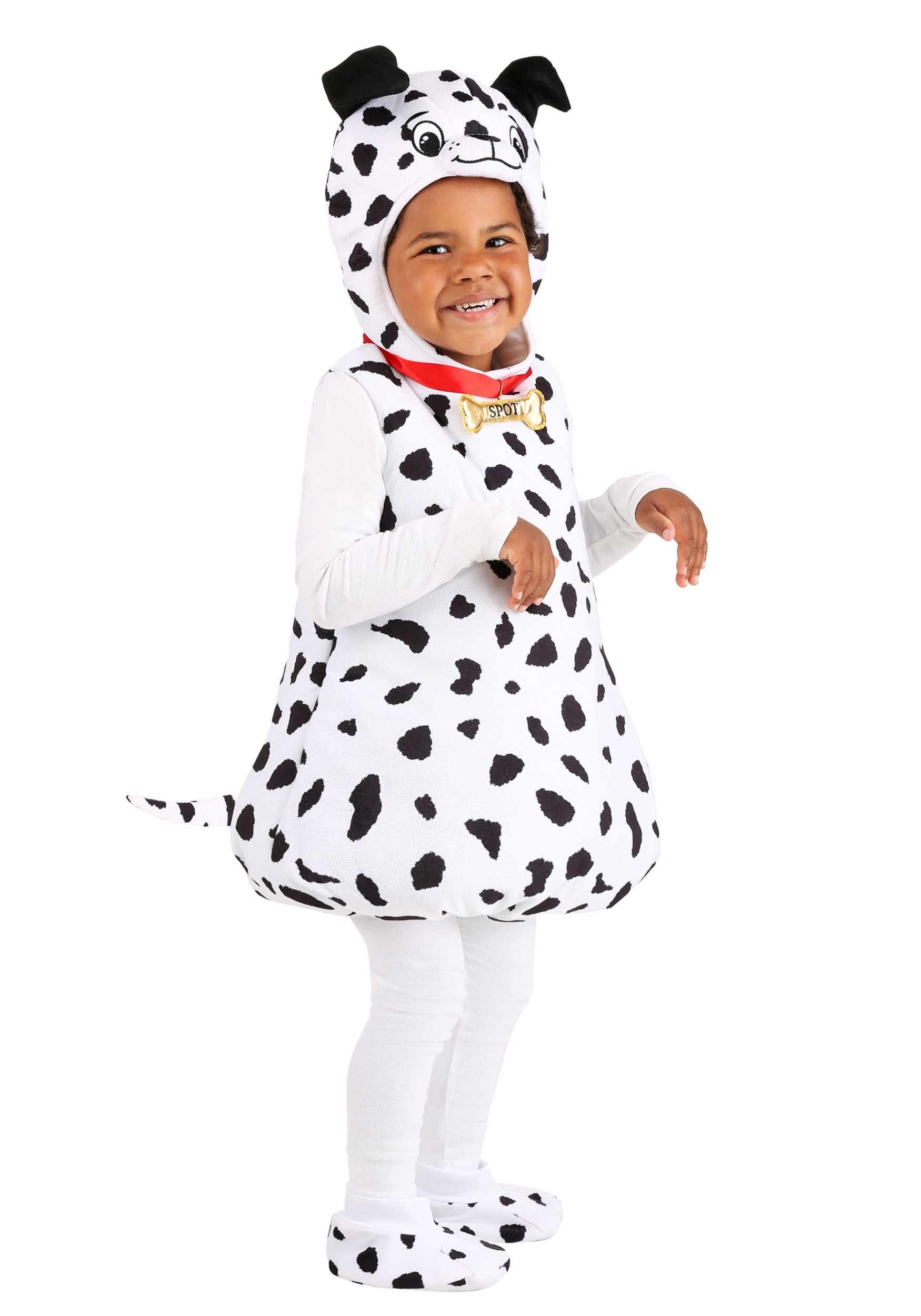 Photos - Fancy Dress Bubble FUN Costumes Dotty Dalmatian  Costume for Toddlers Black/White F 