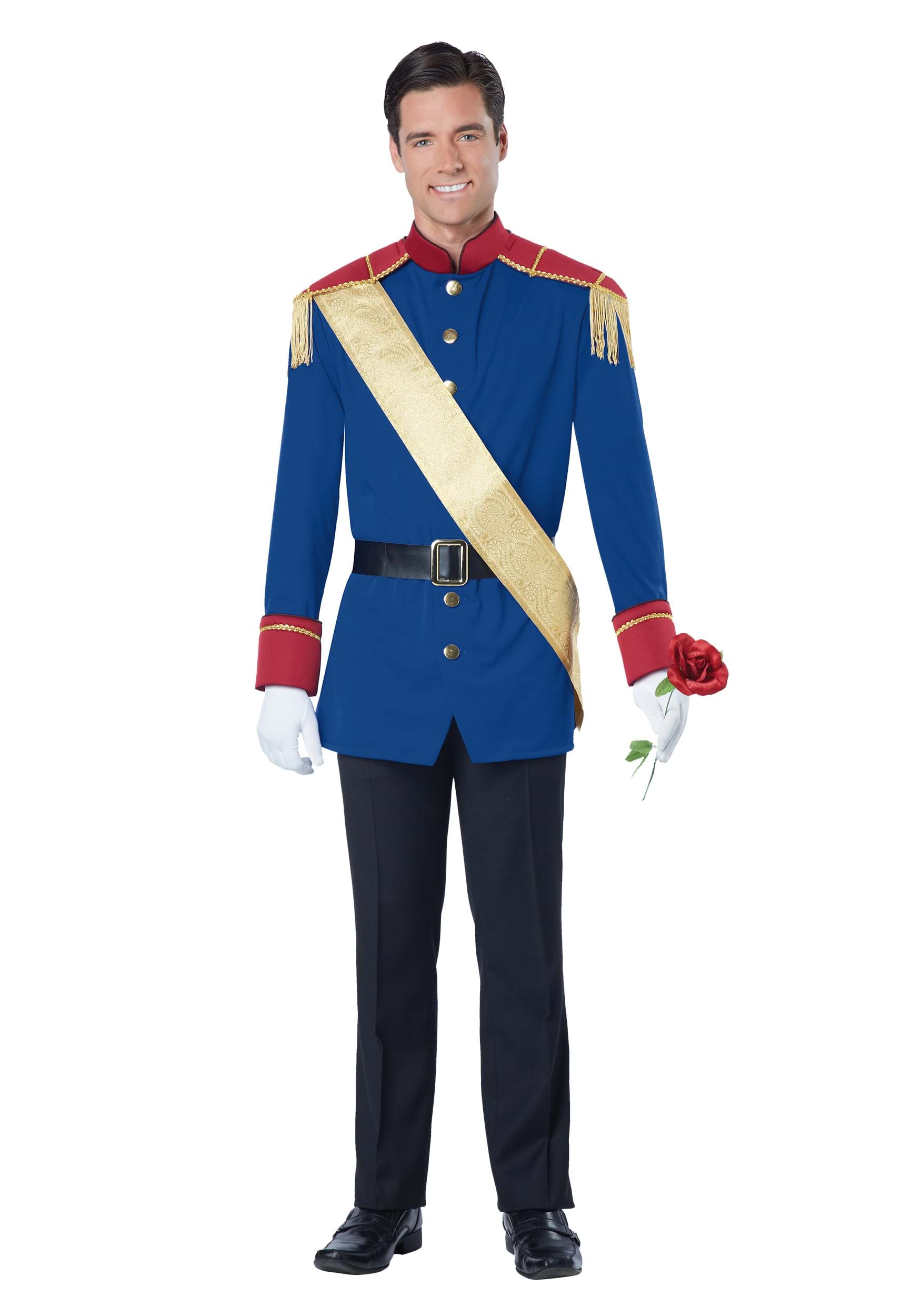 Photos - Fancy Dress California Costume Collection Storybook Prince Costume for Men Red/Blu 