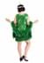 Womens Plus Size Emerald Flapper Costume Alt 1