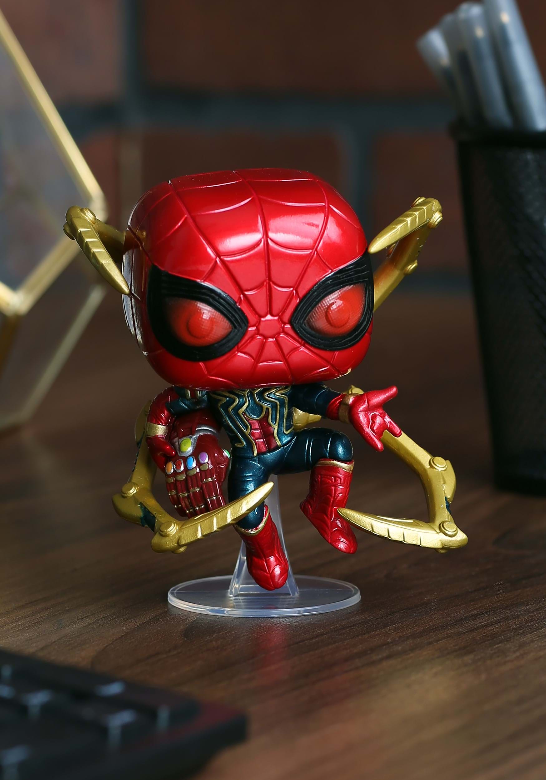 iron spider gold funko pop