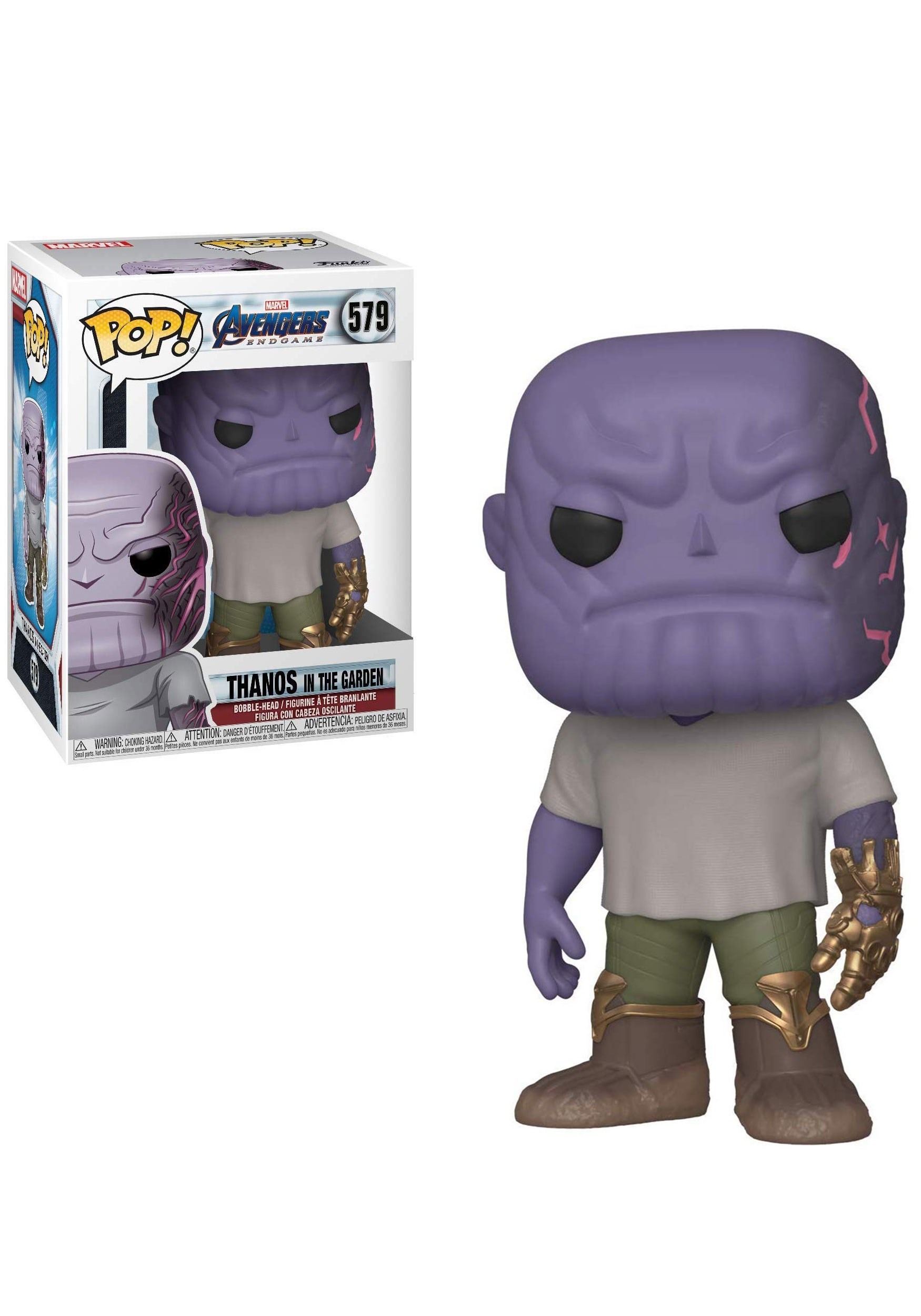 Funko POP! Marvel: Endgame - Casual Thanos with Gauntlet Figure