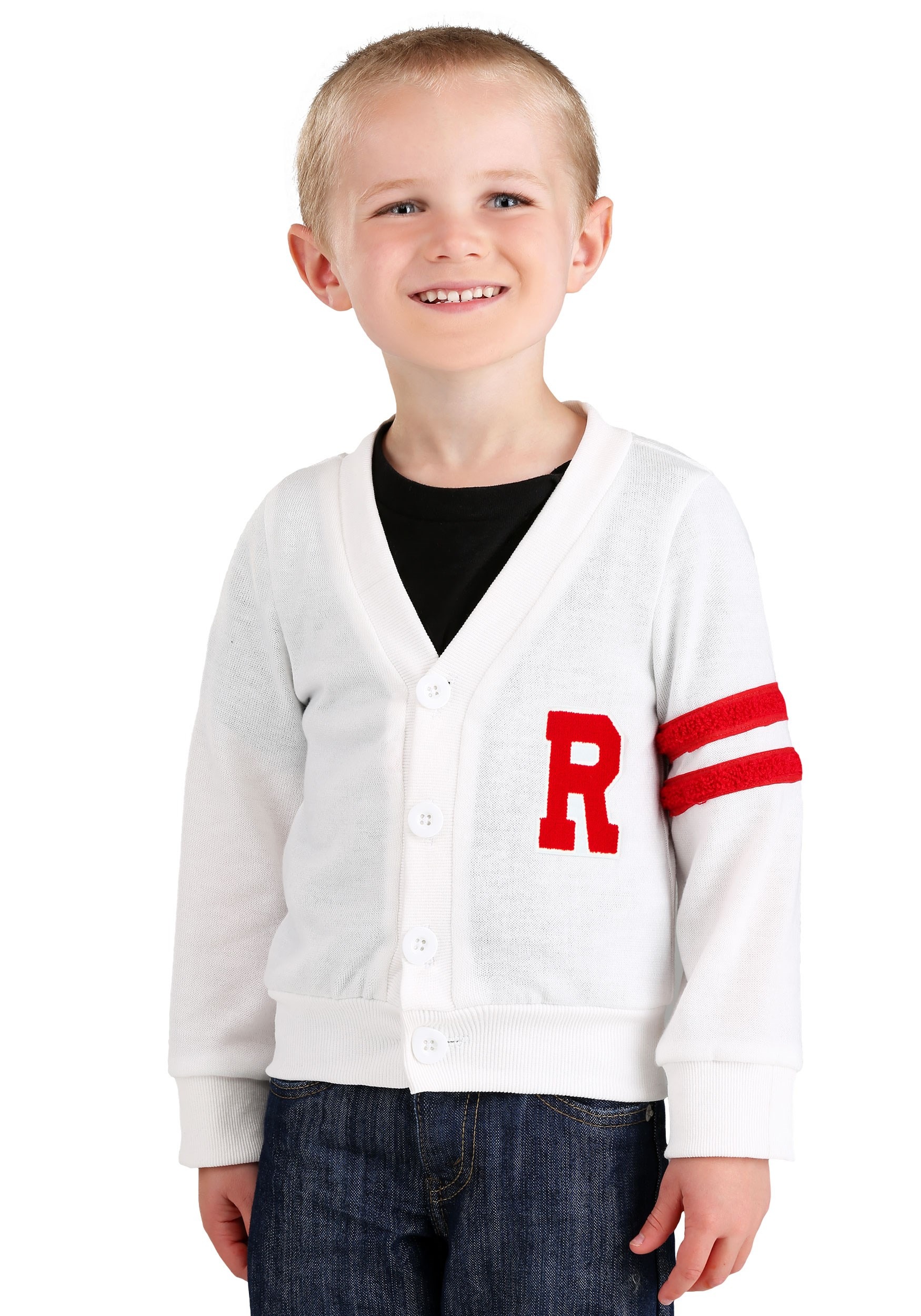 Photos - Fancy Dress Deluxe FUN Costumes  Grease Rydell High Letterman Sweater for Toddlers Red& 
