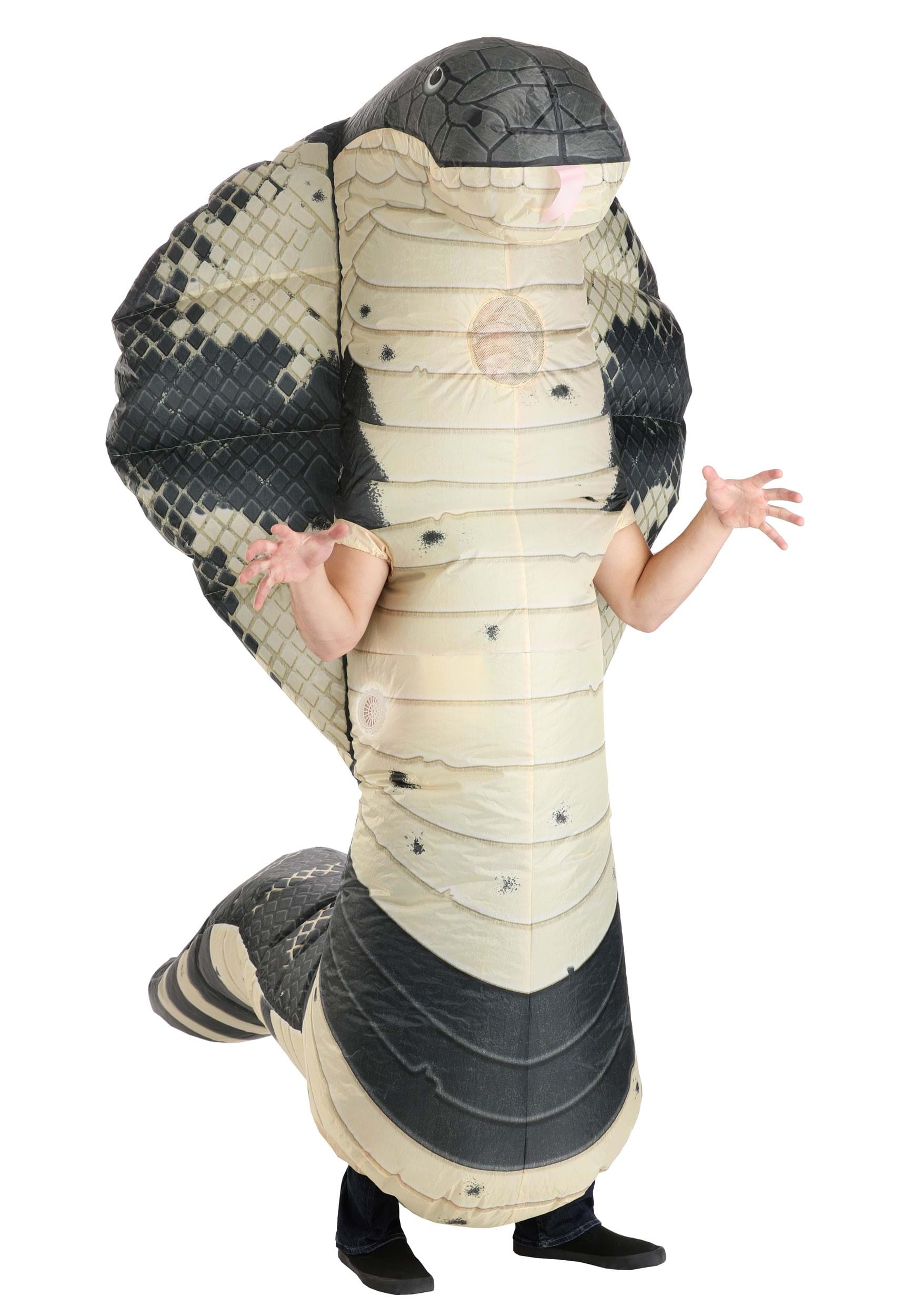 Adult Hooded Snake Inflatable Costume | Inflatable Animal Costumes