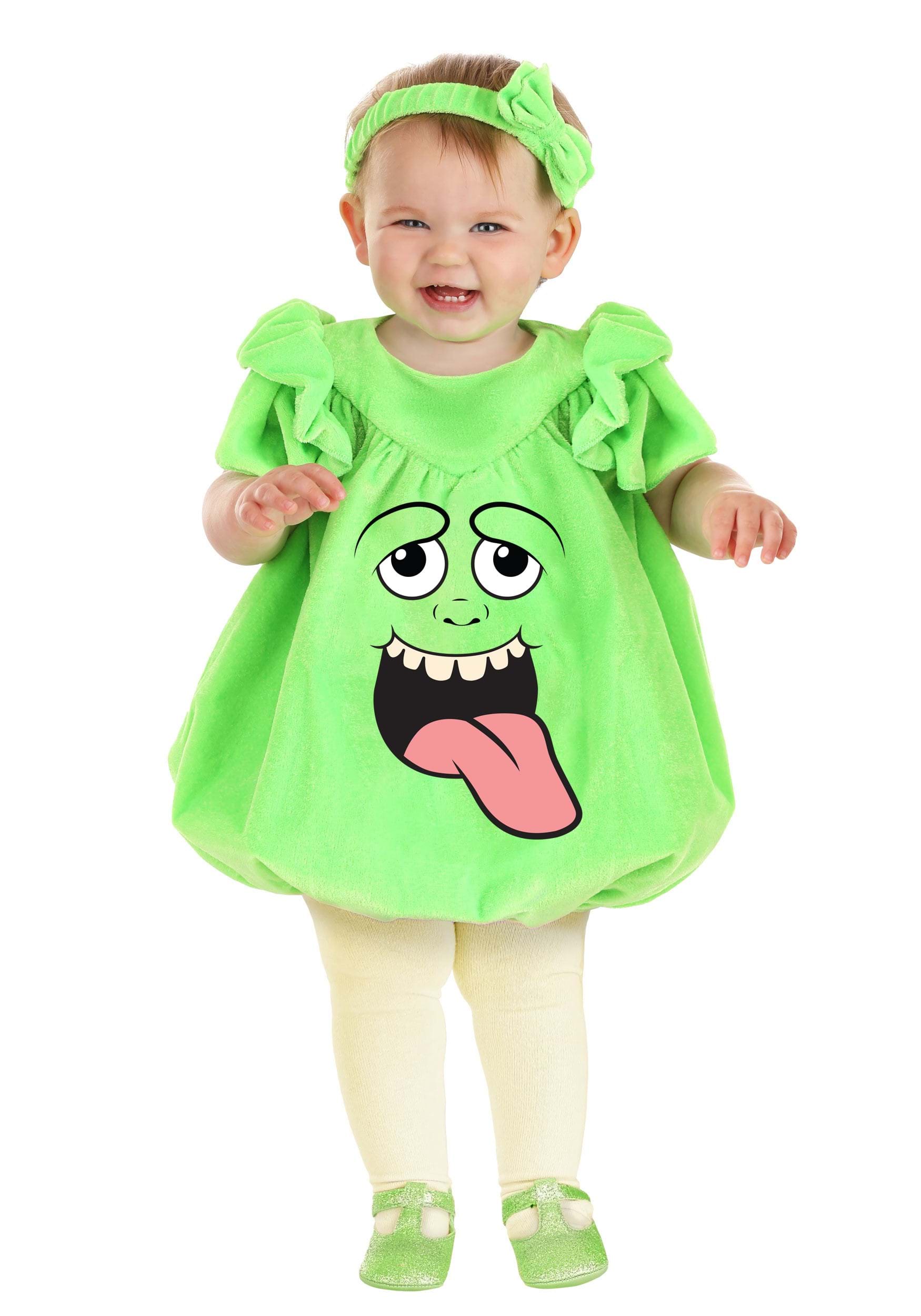 Photos - Fancy Dress Ghostbusters FUN Costumes  Slimer Bubble Infant's Costume Green/Black&# 