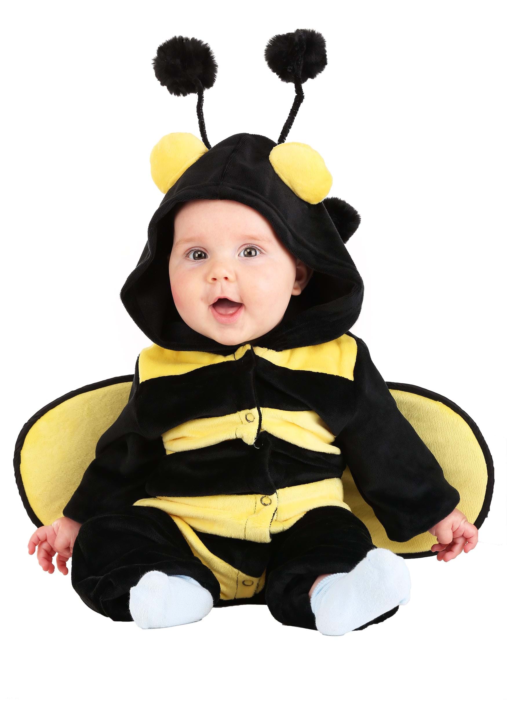 Photos - Fancy Dress FUN Costumes Buzzing Bumble Bee Costume for Infants | Infant Costumes Blac