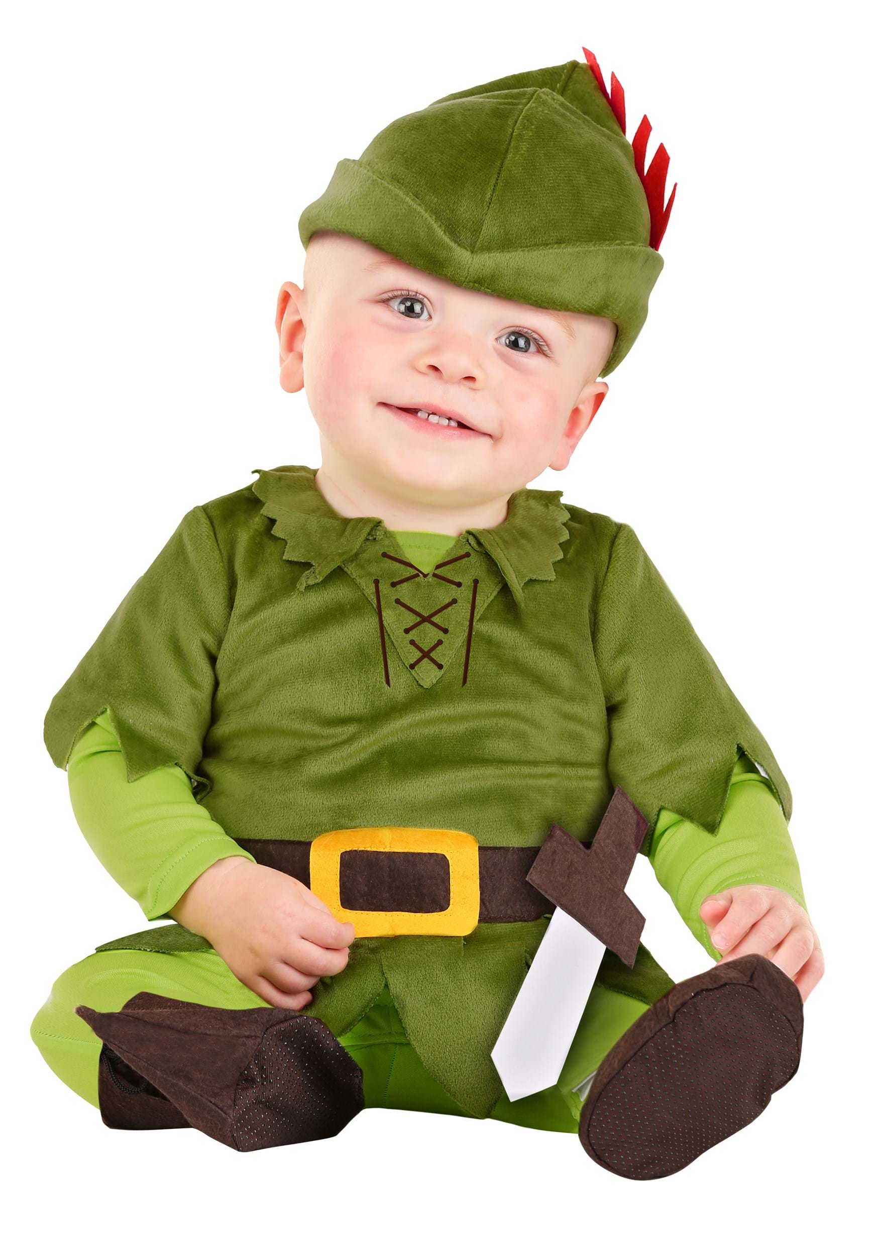Photos - Fancy Dress FUN Costumes Peter Pan Infant Costume Green/Brown FUN1486IN