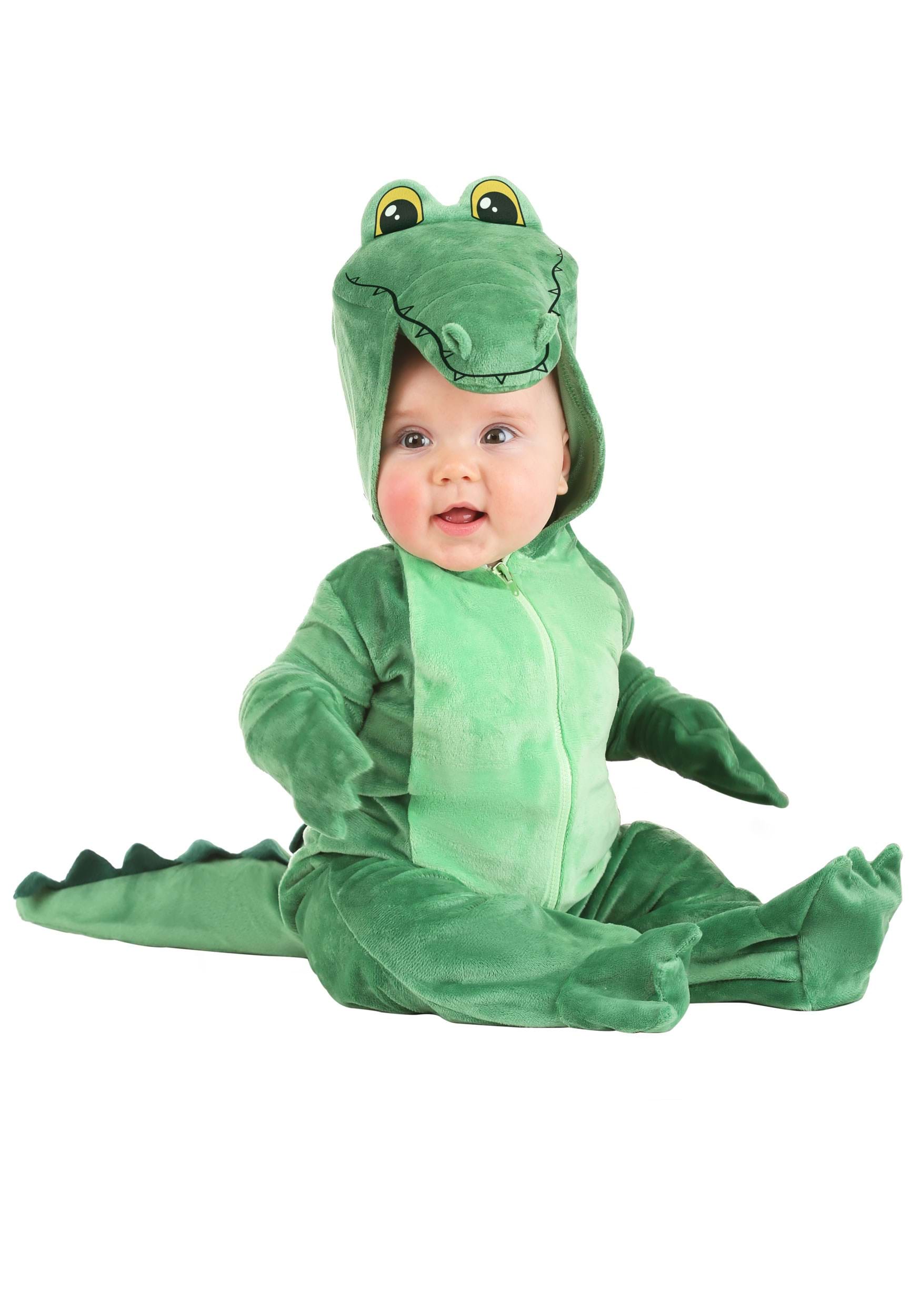 Photos - Fancy Dress Alligator FUN Costumes Adorable Infant's  Costume | Animal Costumes Green F 