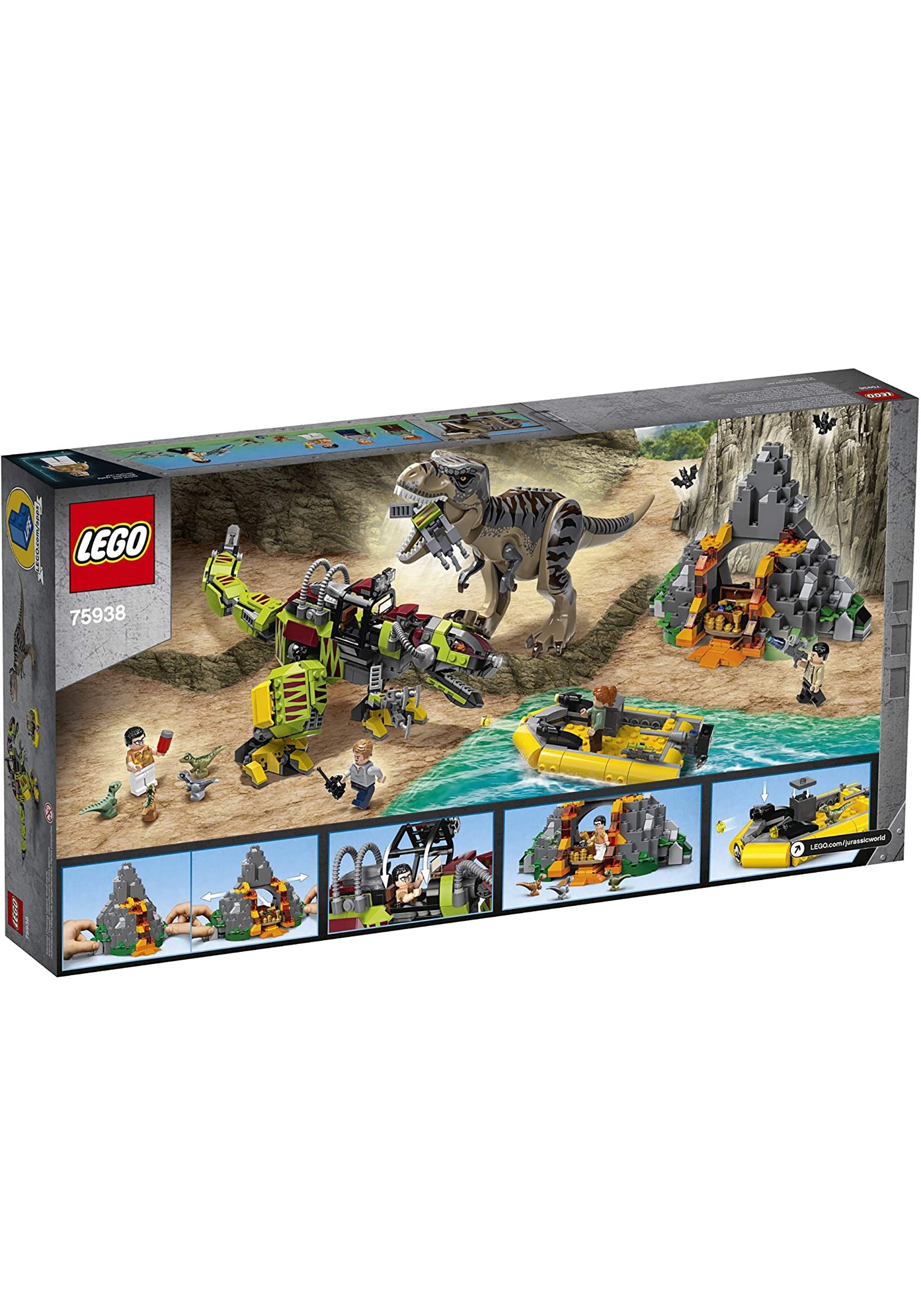 Jurassic World Lego T Rex Vs Dino Mech Battle Building Set