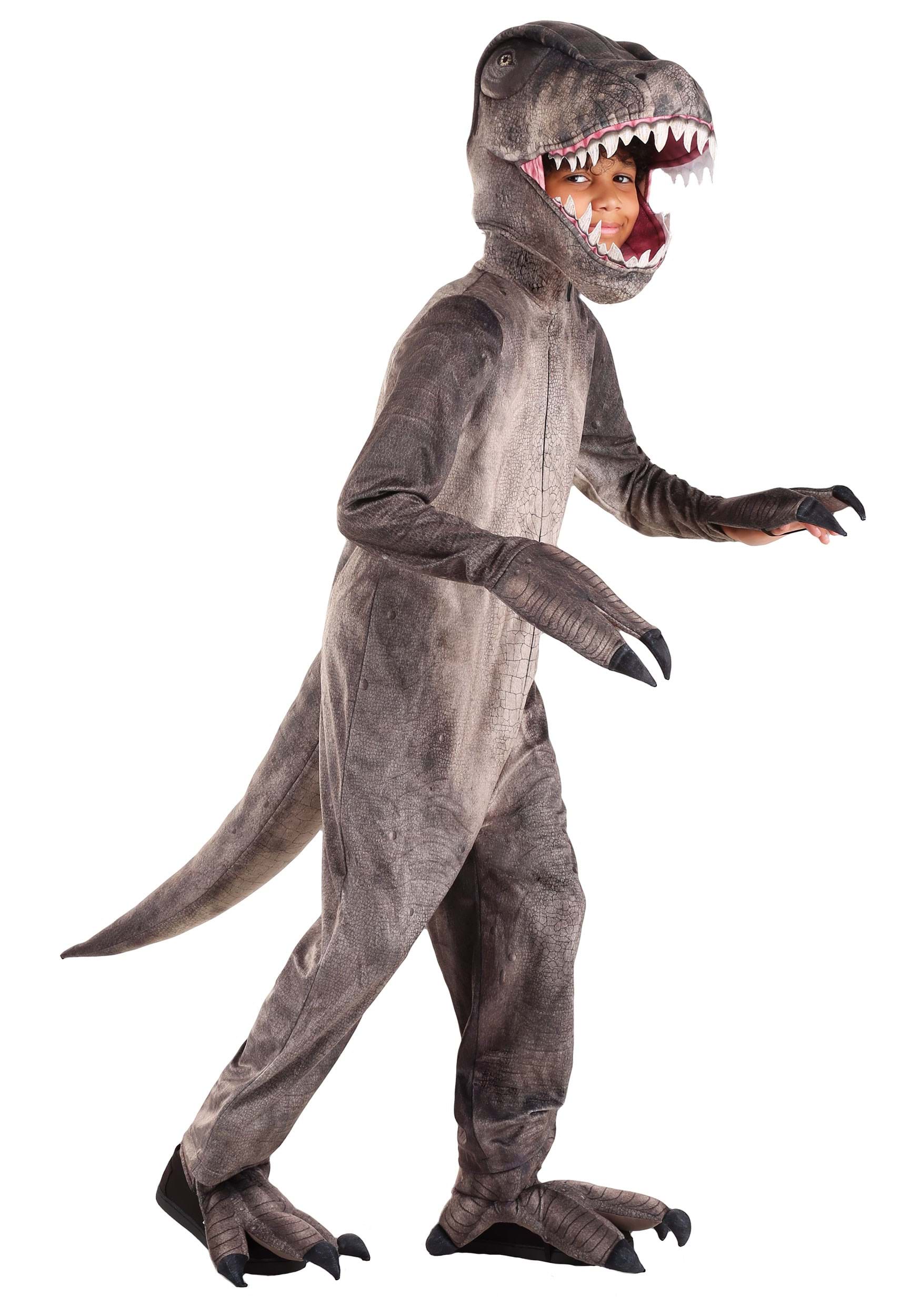 Photos - Fancy Dress T-Rex FUN Costumes  Dinosaur Kid's Costume Brown/White FUN1500CH 