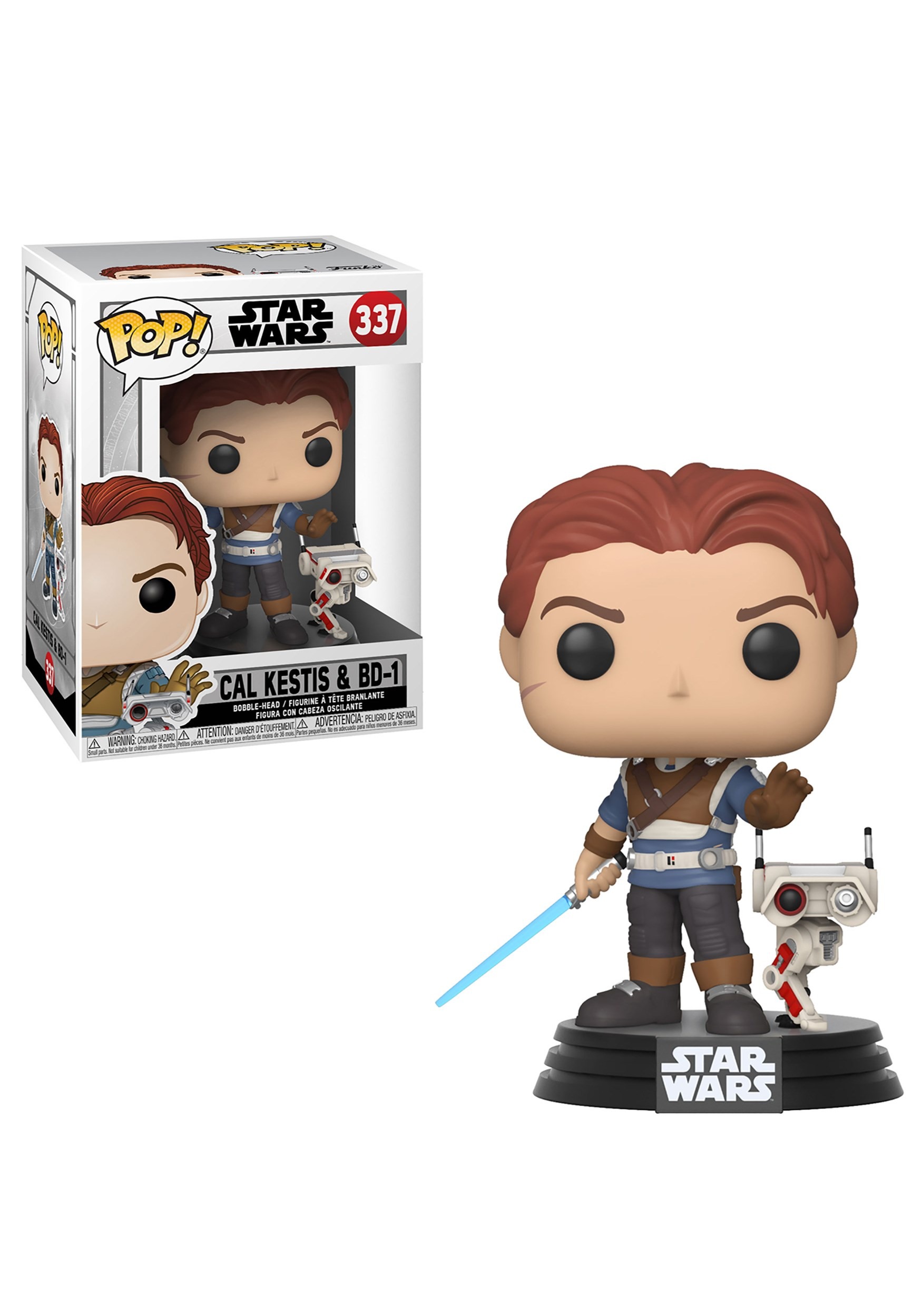 Funko POP! Games: Jedi Fallen Order - Cal Kestis and BD-1