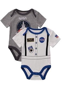 Infant NASA 2 Pack Bodysuit Costume Onesie