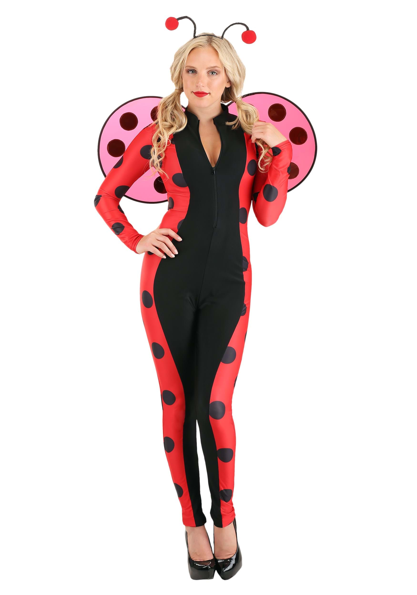 Womens Luscious Ladybug Pink Costume