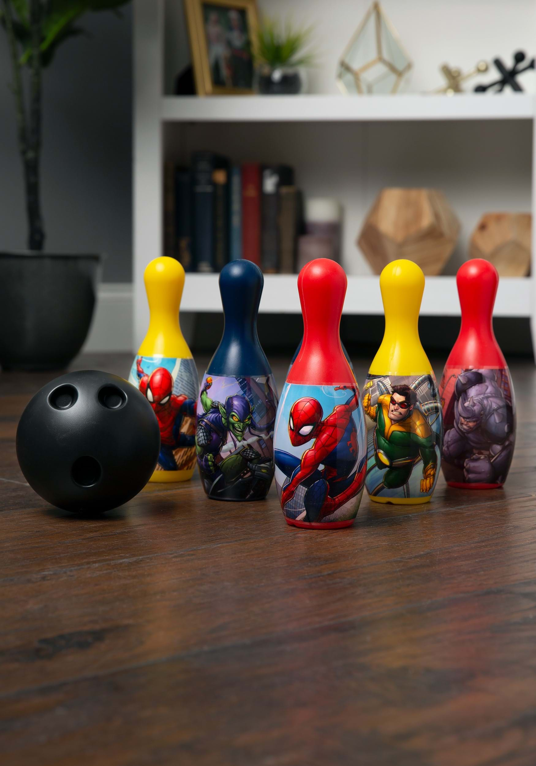 spiderman bowling set