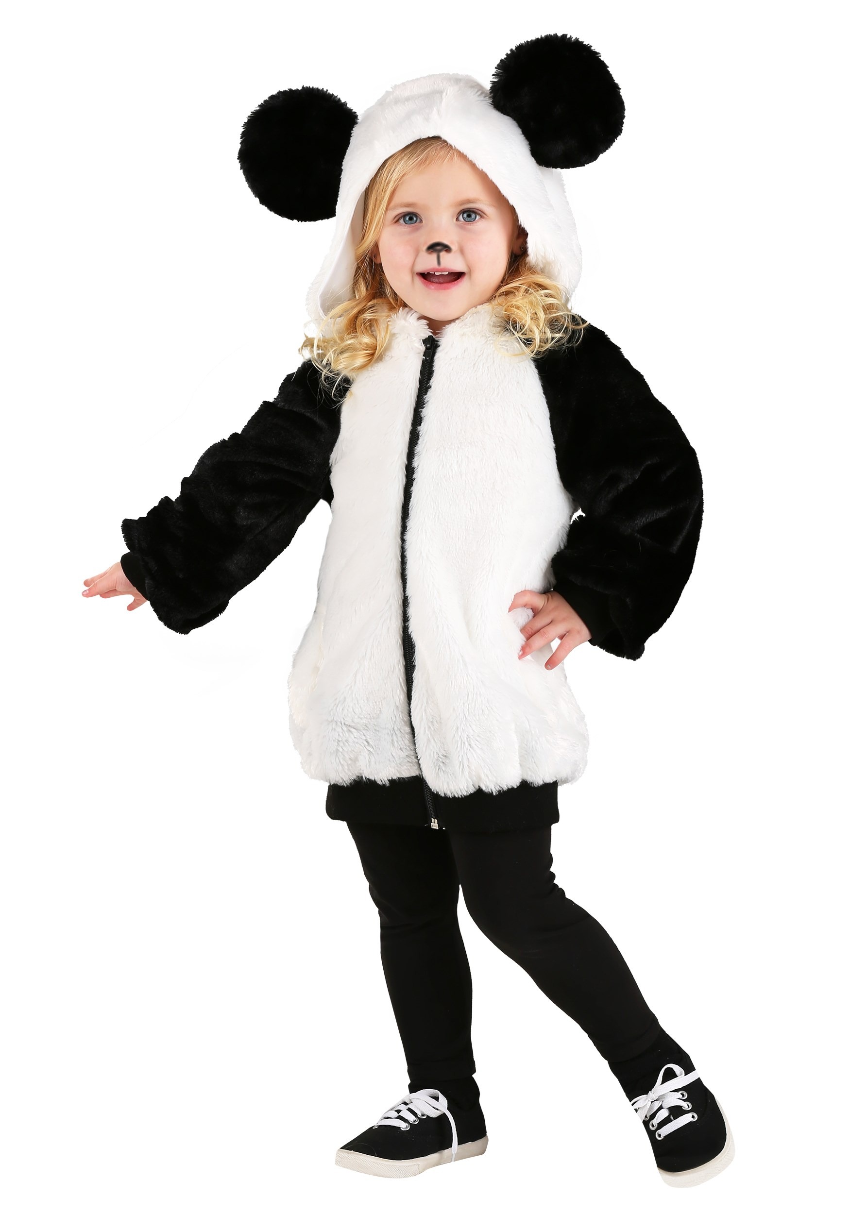Toddler Panda Hoodie Costume for Girls