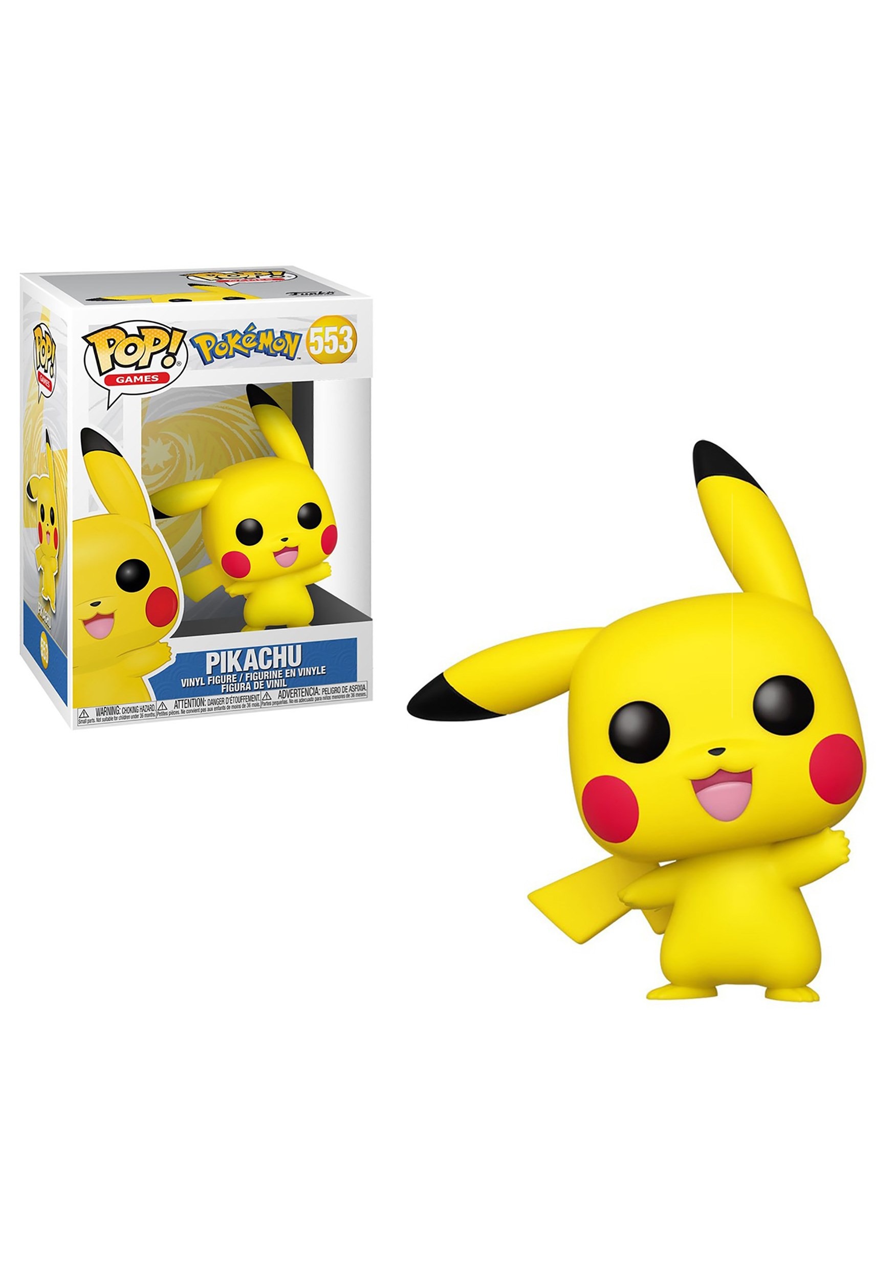 Pop Games Pokemon Waving Pikachu